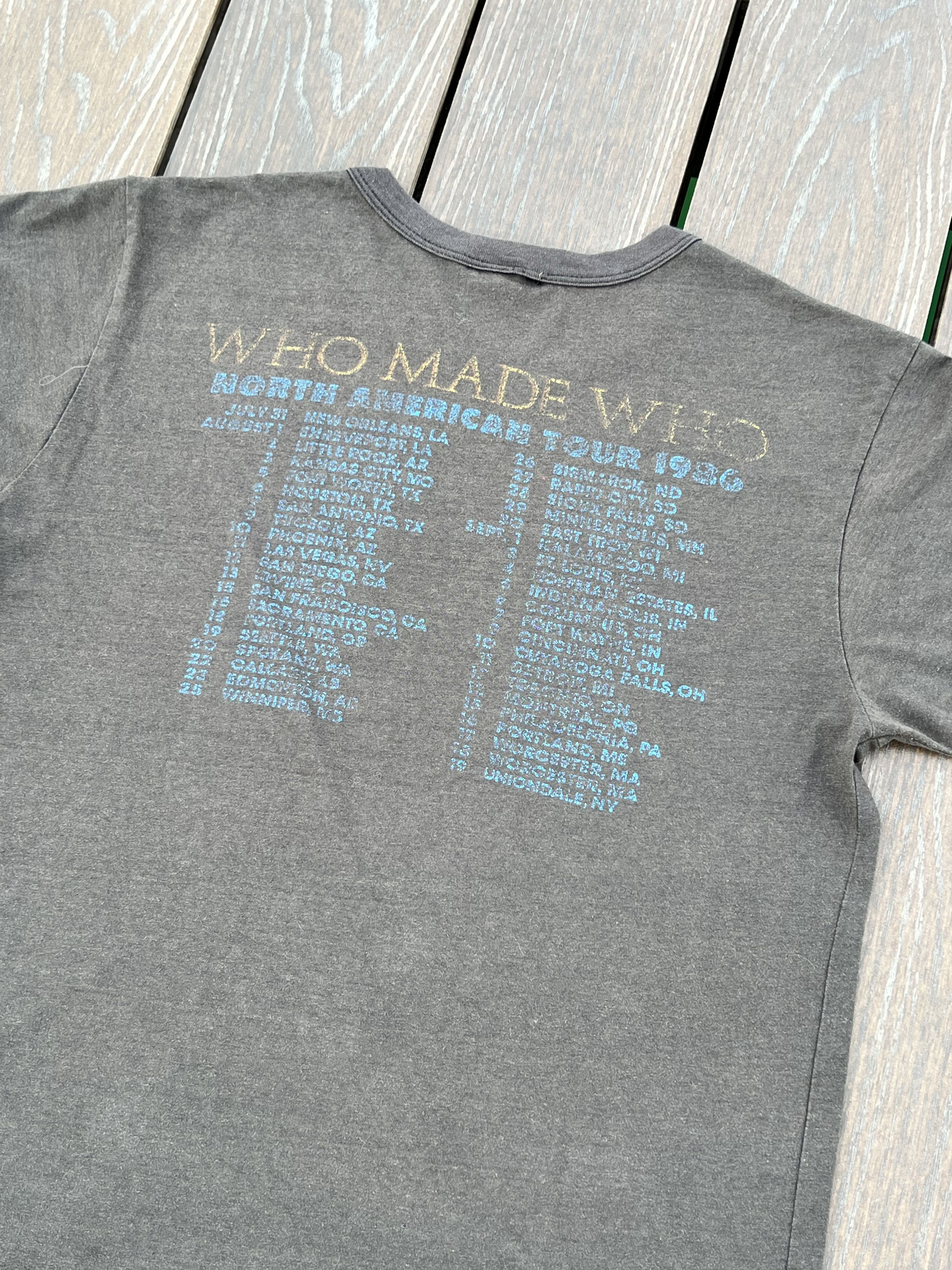 AC/DC Vintage AC/DC Who Made Who T-shirt Size US M / EU 48-50 / 2 - 8 Thumbnail