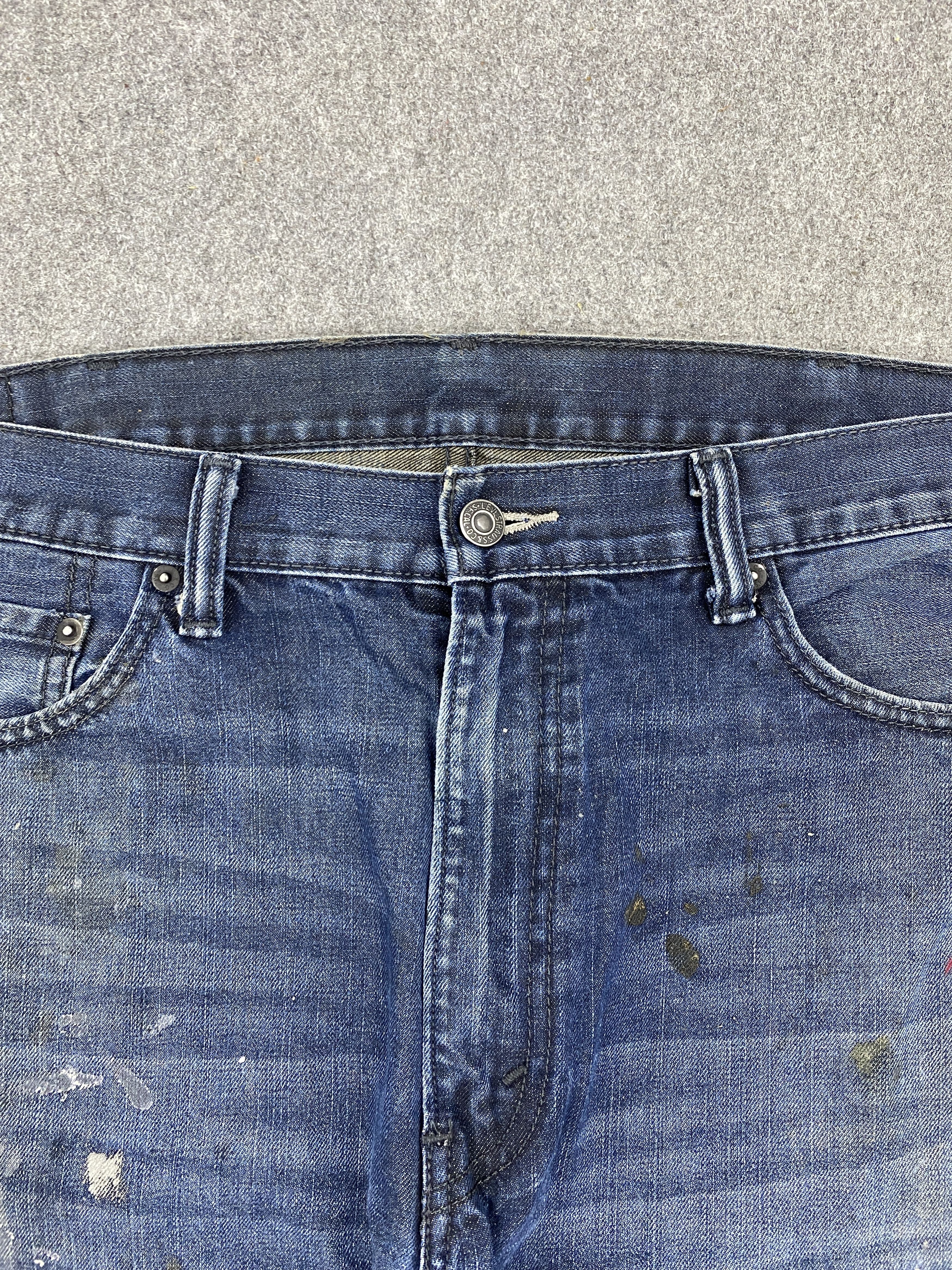 Levi's Vintage Dirty Levis 505 Faded Blue Jeans S0037 Size US 40 / EU 56 - 11 Thumbnail