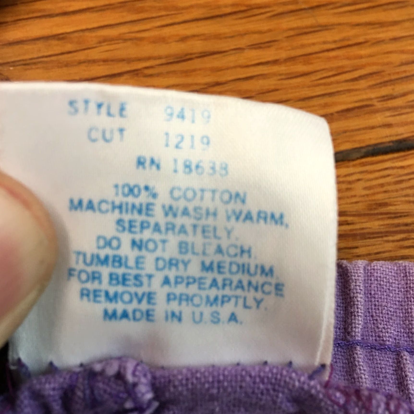Vintage LA Seat Covers Women's Cargo Pants Regular High Rise Wide-Leg Purple Size M Casual Size 32" / US 10 / IT 46 - 7 Thumbnail