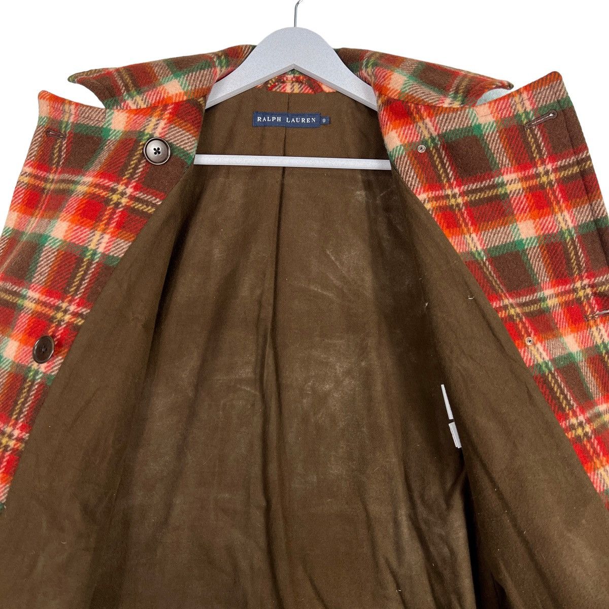 Ralph Lauren 🔥 RALPH LAUREN WOOL PLAID DOUBLE BREAST Size US S / EU 44-46 / 1 - 12 Thumbnail