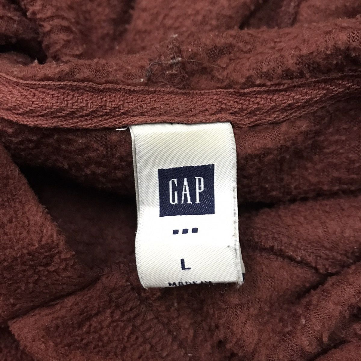 Gap × Vintage Vintage Gap Pullover Fleece Sweater Hoodie Size US L / EU 52-54 / 3 - 6 Thumbnail