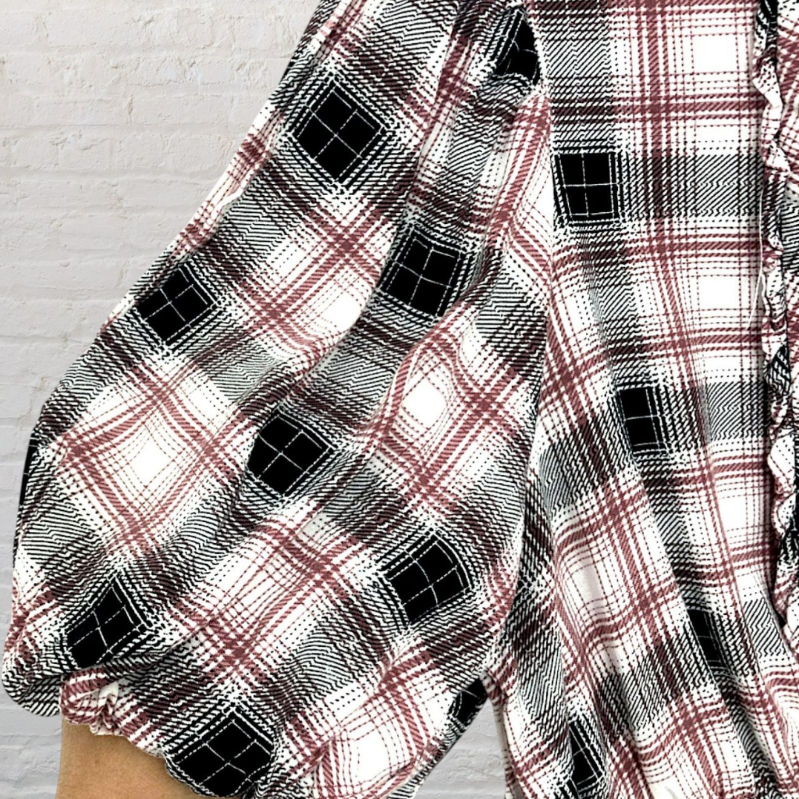 Other Y2K Plaid Smocked Crop Top M/L Size M / US 6-8 / IT 42-44 - 9 Thumbnail