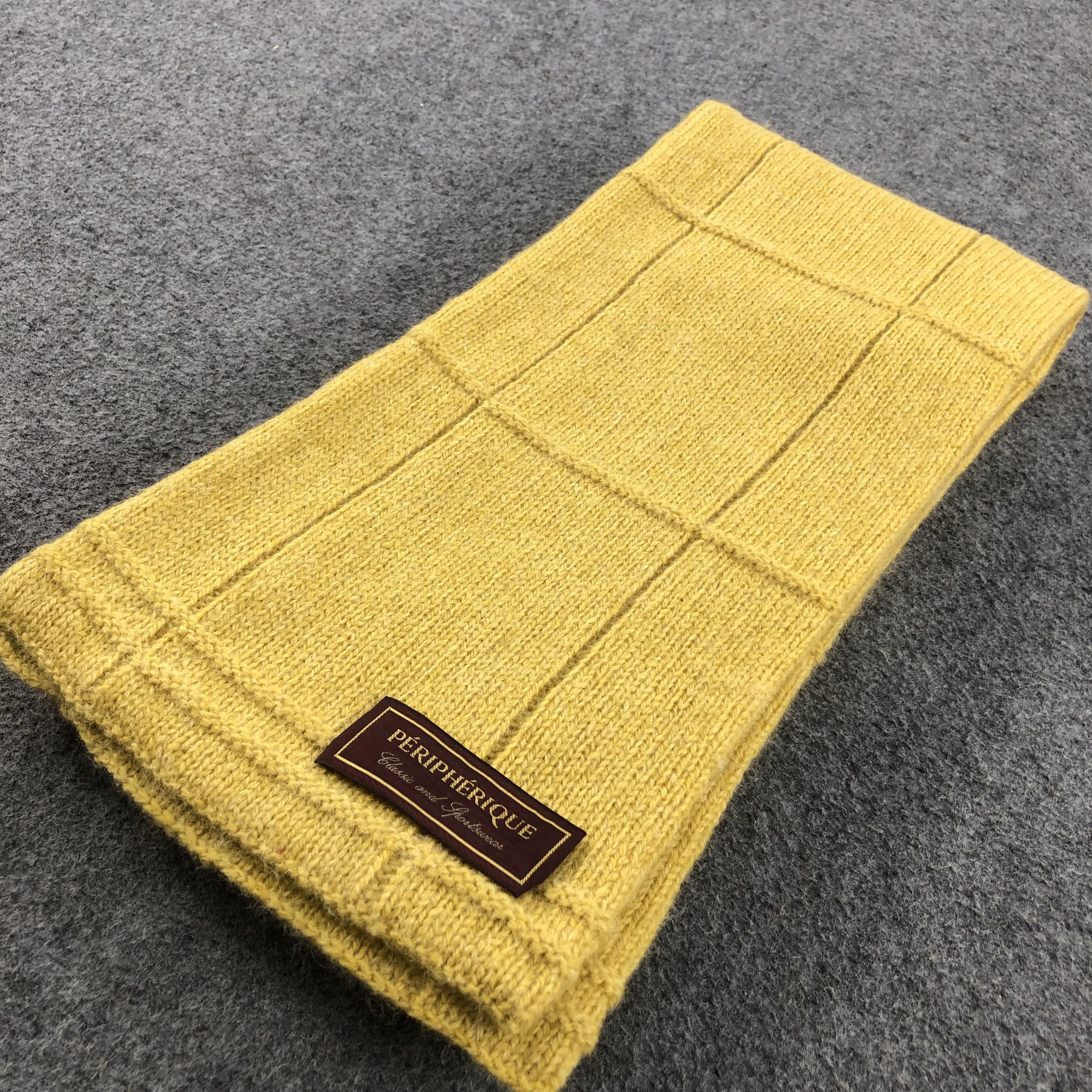 Vintage Peripherique Wool Scarf Muffler V728 Size ONE SIZE - 3 Thumbnail
