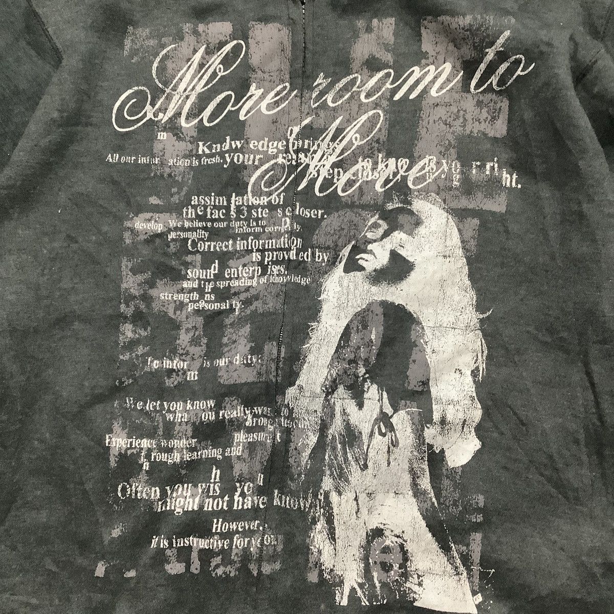 14th Addiction × Hysteric Glamour × If Six Was Nine 2000's More Room to Move Collins Hoodie Poem Style Size US L / EU 52-54 / 3 - 2 Thumbnail