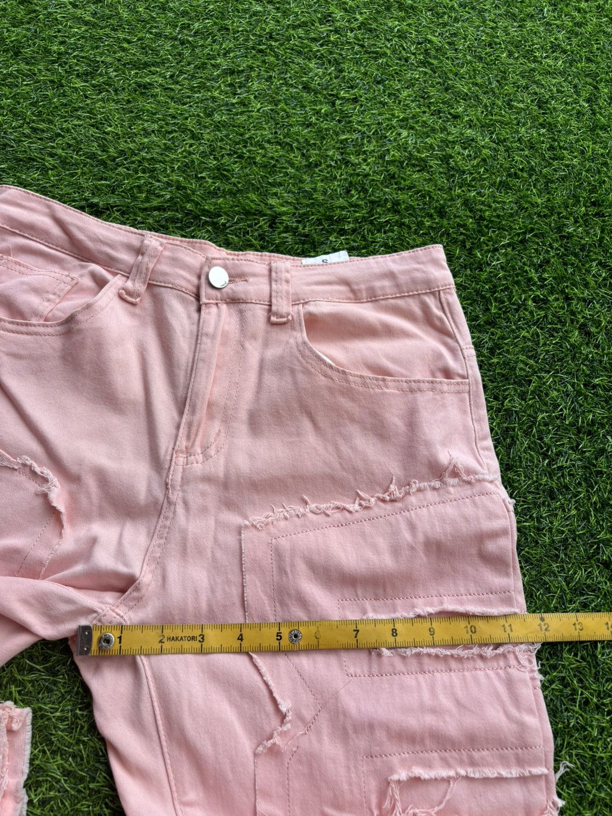 Hysteric Glamour Y2k Distressed Pink Women's Pants Size 30" / US 8 / IT 44 - 11 Thumbnail