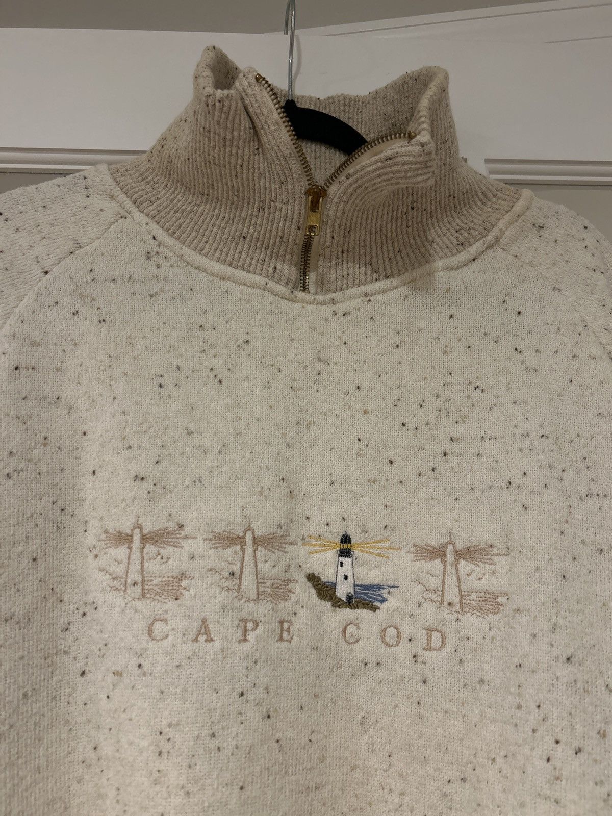 Vintage Vintage Art Unlimited Cape Cod mock neck zip up sweatshirt Size US M / EU 48-50 / 2 - 4 Thumbnail