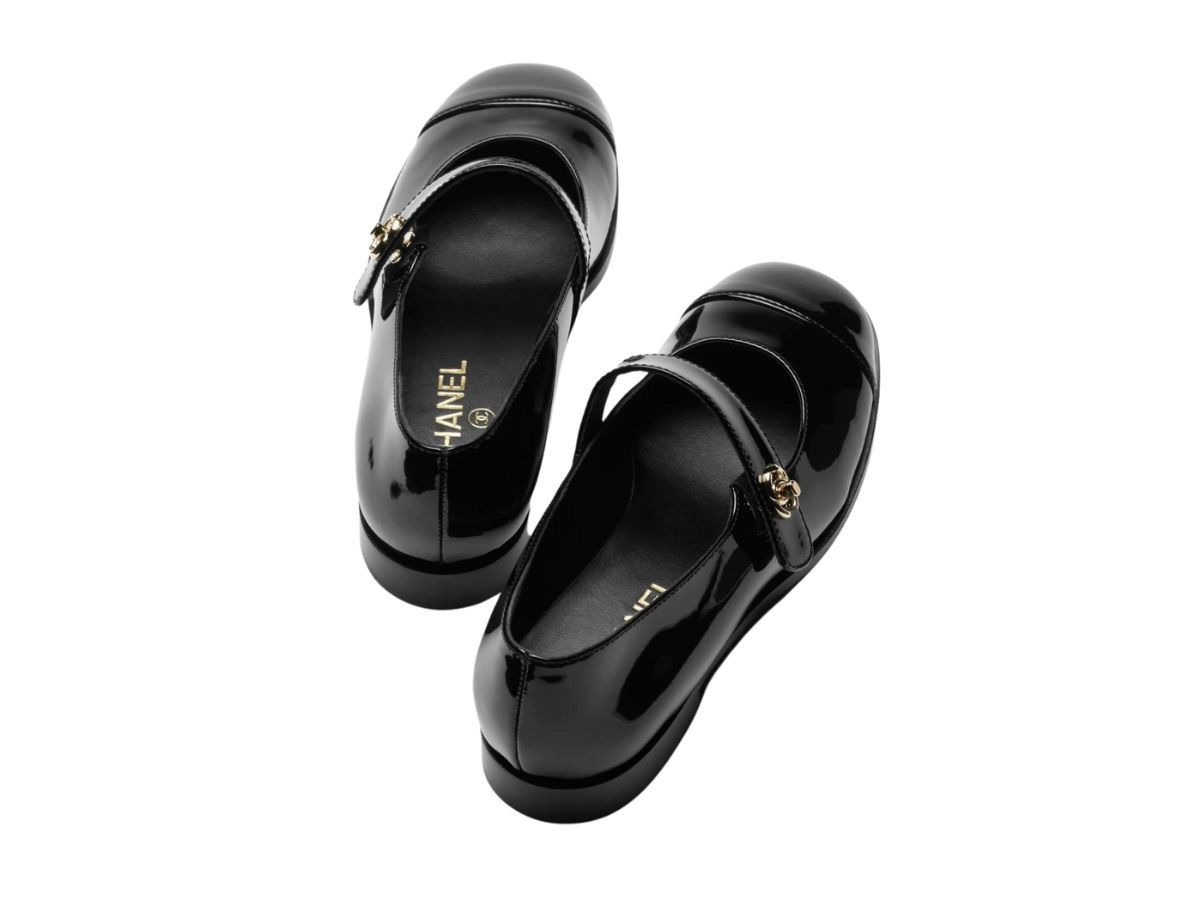 Chanel Chanel Patent Turnlock CC Mary Jane Ballet Loafer Flat 36 Size US 6 / IT 36 - 16 Thumbnail