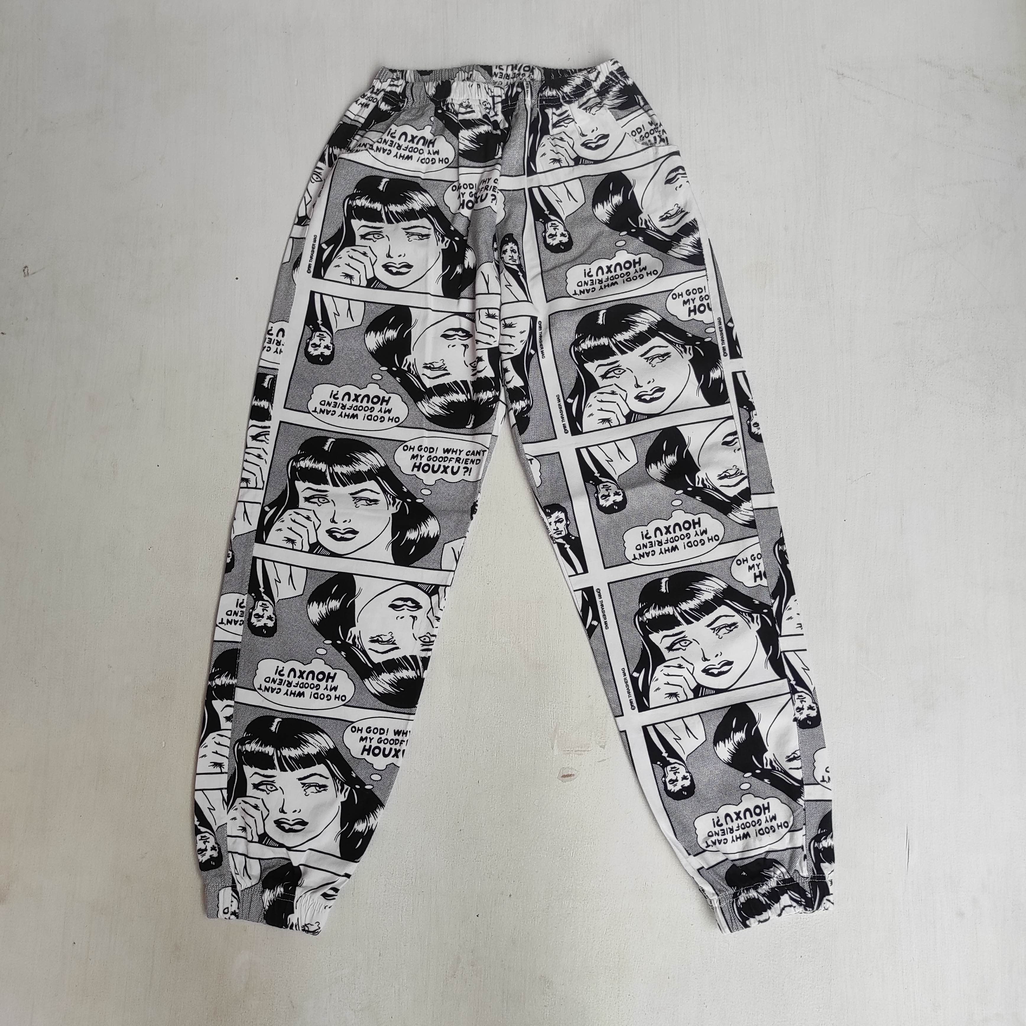 Thrasher Vintage Thrasher Magazine Jogger Pants Over Print Size US 28 / EU 44 - 2 Thumbnail