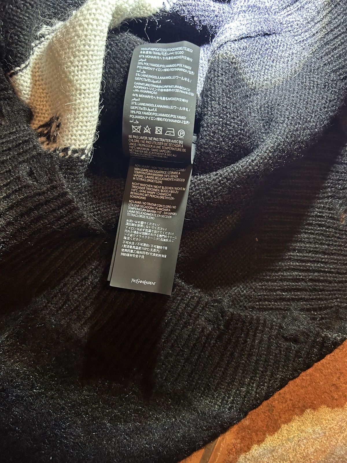 Yves Saint Laurent Sain Laurent mohair sweater Size US S / EU 44-46 / 1 - 6 Thumbnail