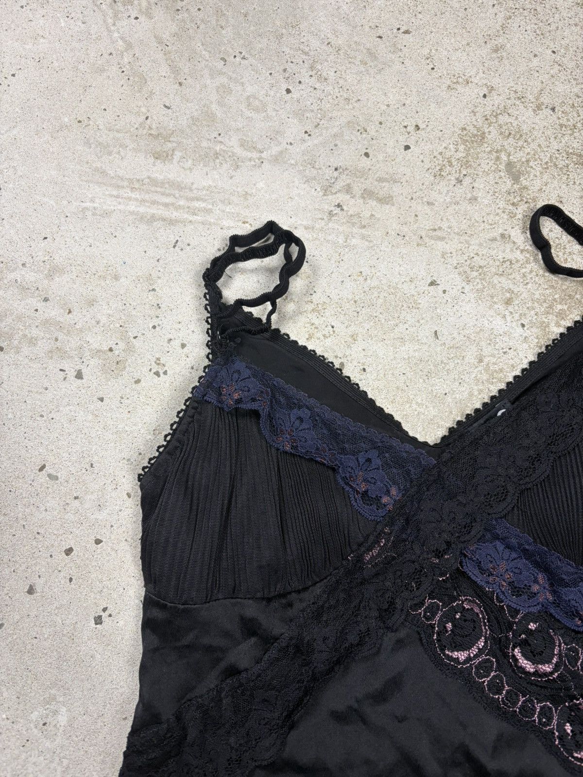 Dolce & Gabbana 2000s Dolce & Gabbana Black Silk Lace Trims Corset Top Size M / US 6-8 / IT 42-44 - 6 Thumbnail