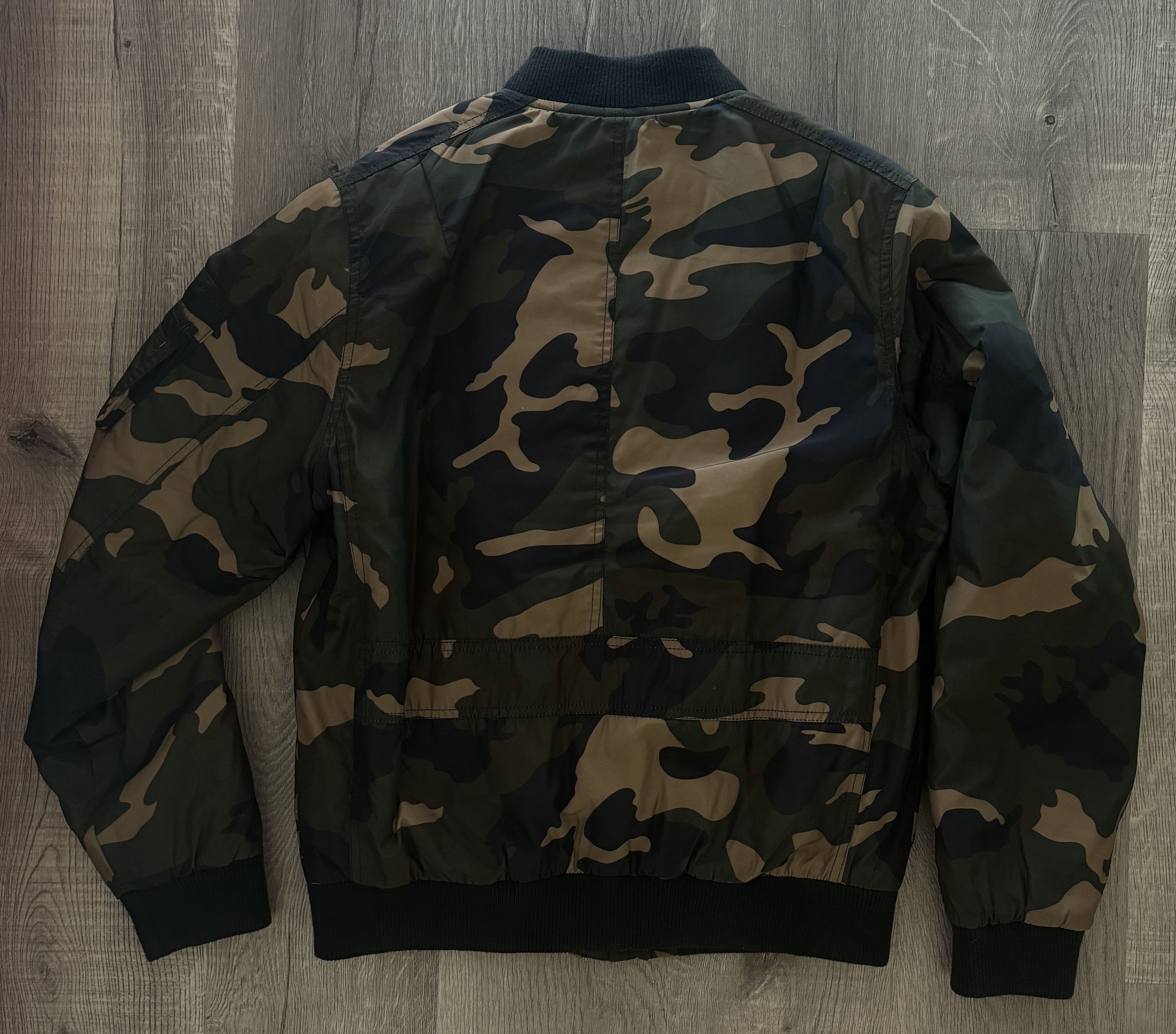Topman Camo Bomber Jacket Topman Medium Size US M / EU 48-50 / 2 - 4 Thumbnail