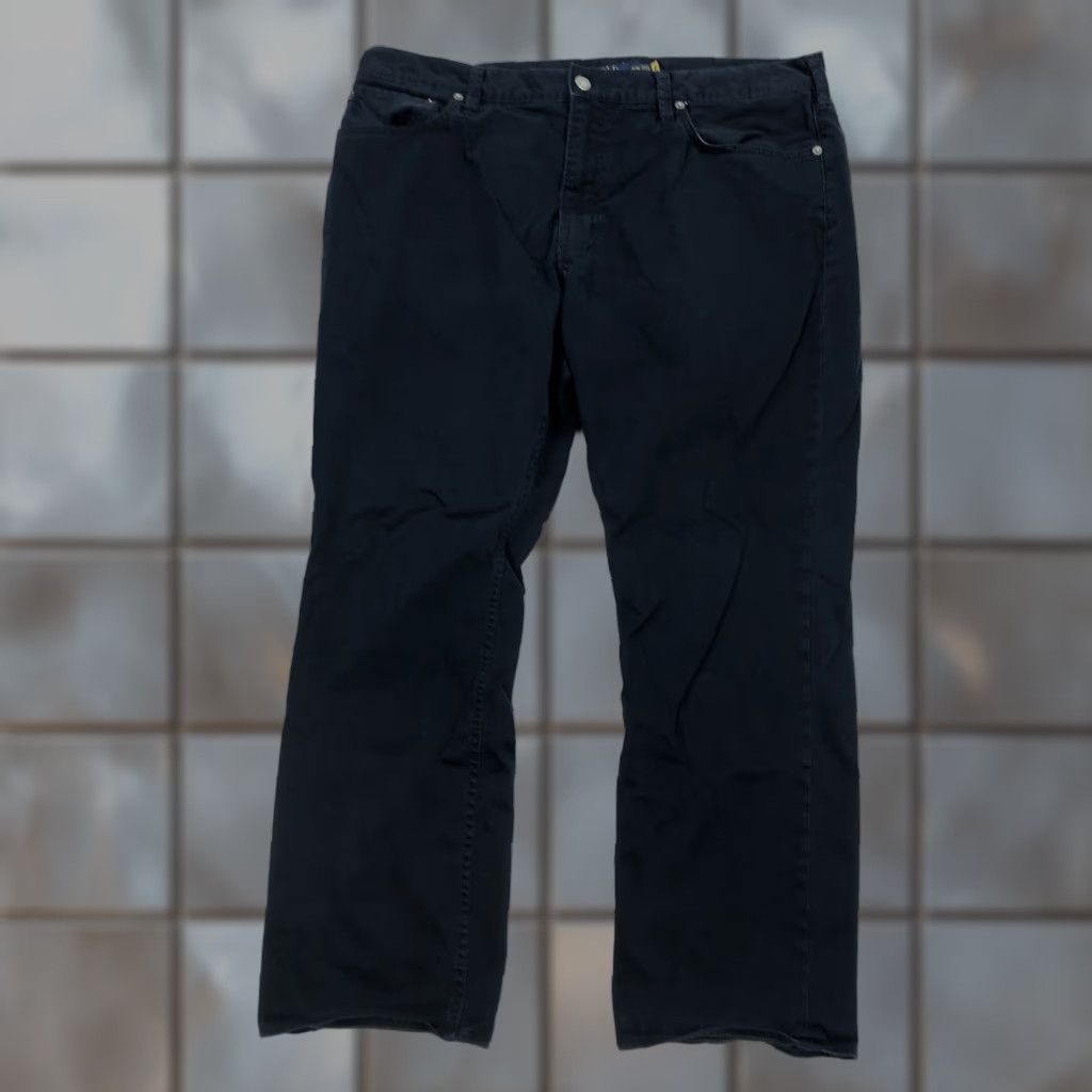 Polo Ralph Lauren Polo Ralph Lauren Men's Navy Blue Varick Slim Straight Leg Pants 38x30 Size 38 Regular Navy Blue Chino Straight 5-Pocket Design Size US M / EU 48-50 / 2 - 1 Thumbnail