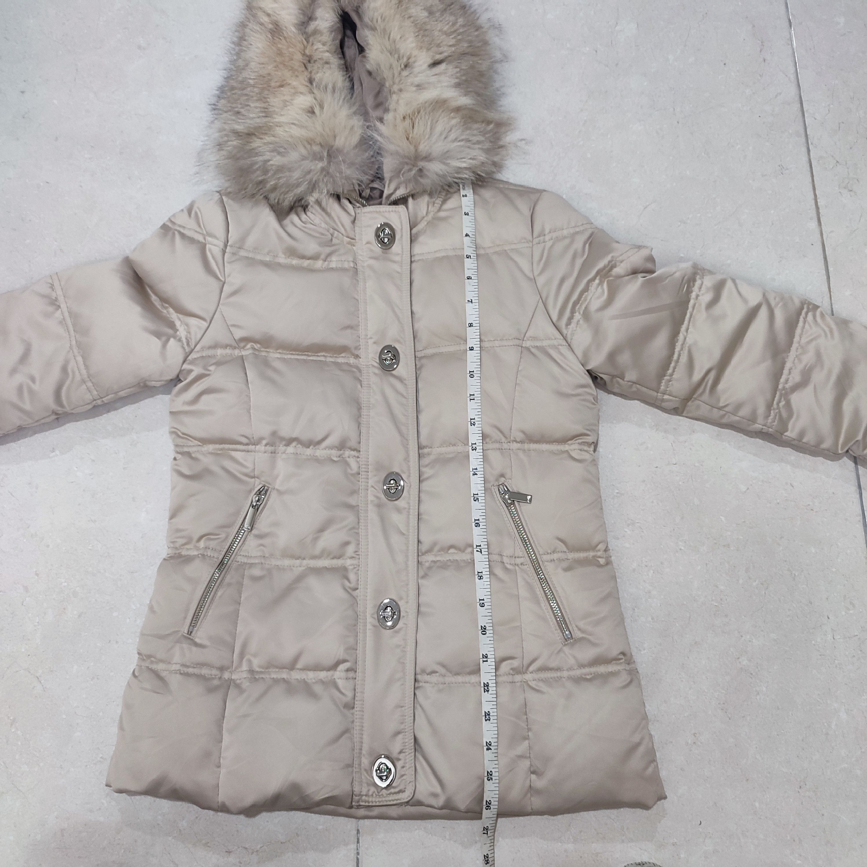 Coach × The Mountain 🔥STEALS🔥Rare Coach New York Faux Fur Down Jacket Size XS / US 0-2 / IT 36-38 - 12 Thumbnail