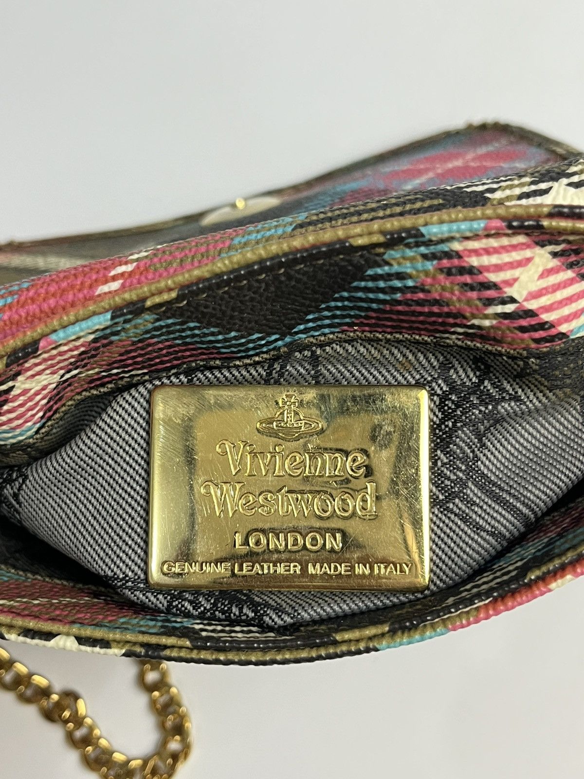 Vivienne Westwood Vivienne Westwood Tartan Mini Chain Bag Size ONE SIZE - 4 Thumbnail