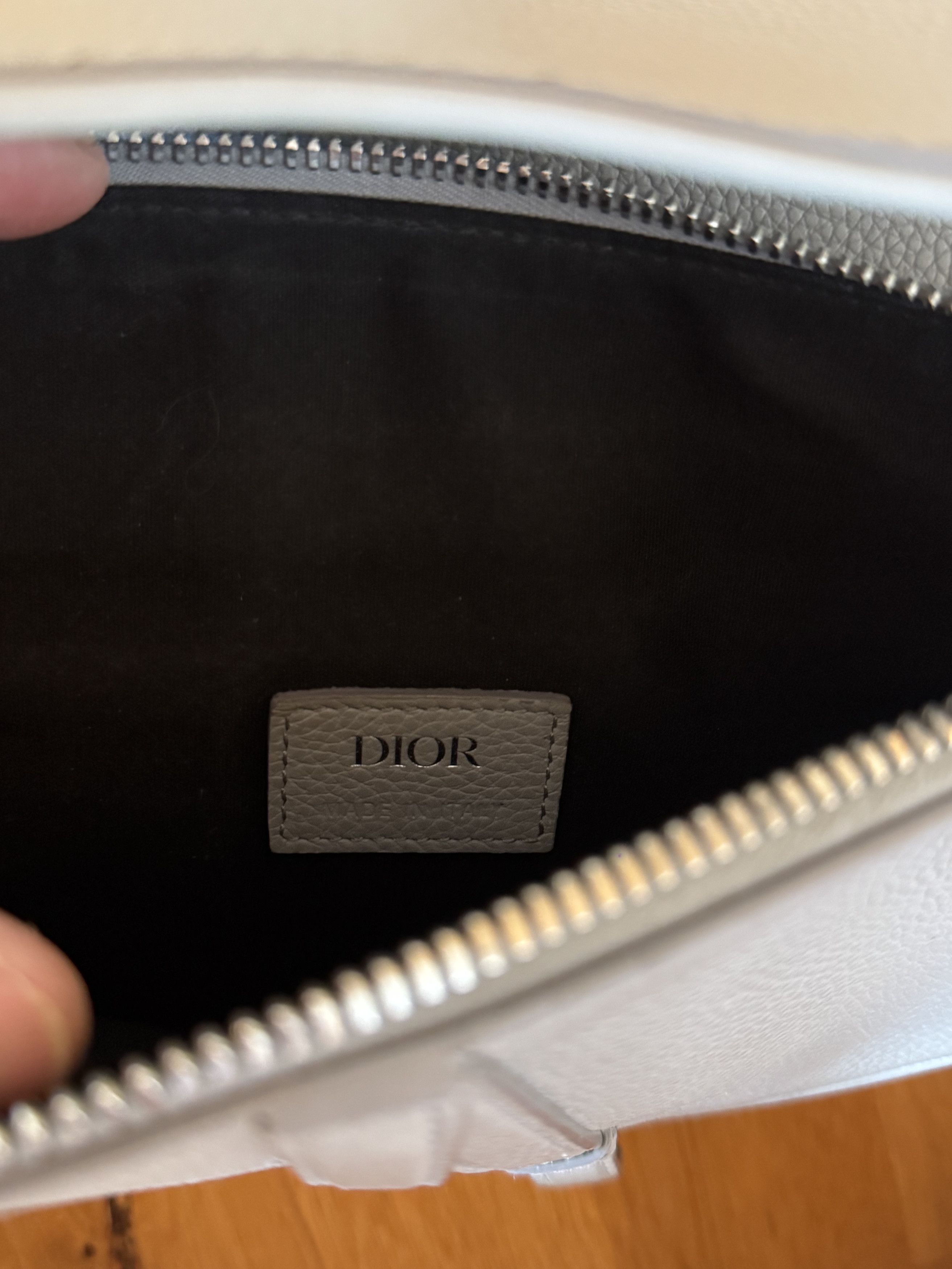 Christian Dior Monsieur Christian Dior Saddle Bag (Gray) Size ONE SIZE - 6 Thumbnail