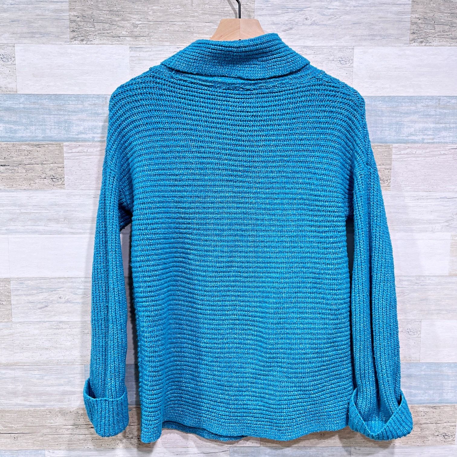 Anthropologie × Other Pilcro Anthropologie Chunky Turtleneck Sweater Blue XS Size XS / US 0-2 / IT 36-38 - 3 Thumbnail