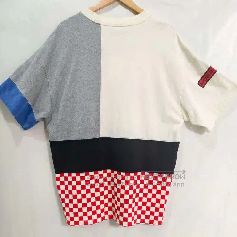 Burberry Colorblock Cotton Long Sleeve T-Shirt.