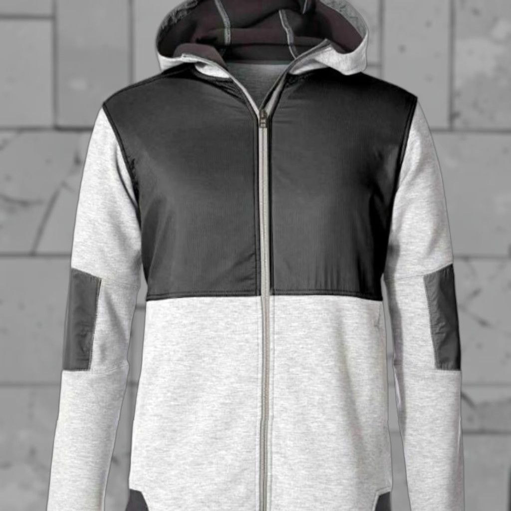 Royal Robbins Royal Robbins Rocktown Hybrid Heather Hoodie Full Zip M Men's Grey Size US M / EU 48-50 / 2 - 1 Thumbnail