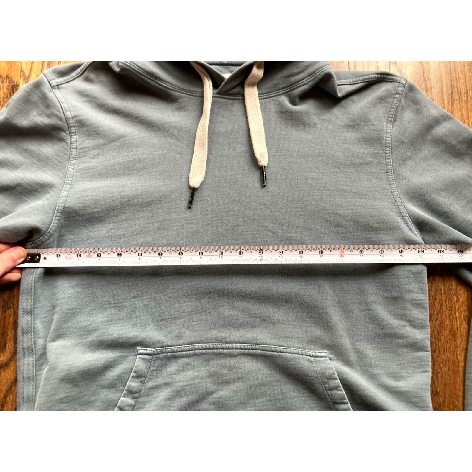 Buck Mason Buck Mason Hoodie Mens M Brushed Loopback Turquoise Blue Sweatshirt Size US M / EU 48-50 / 2 - 3 Thumbnail