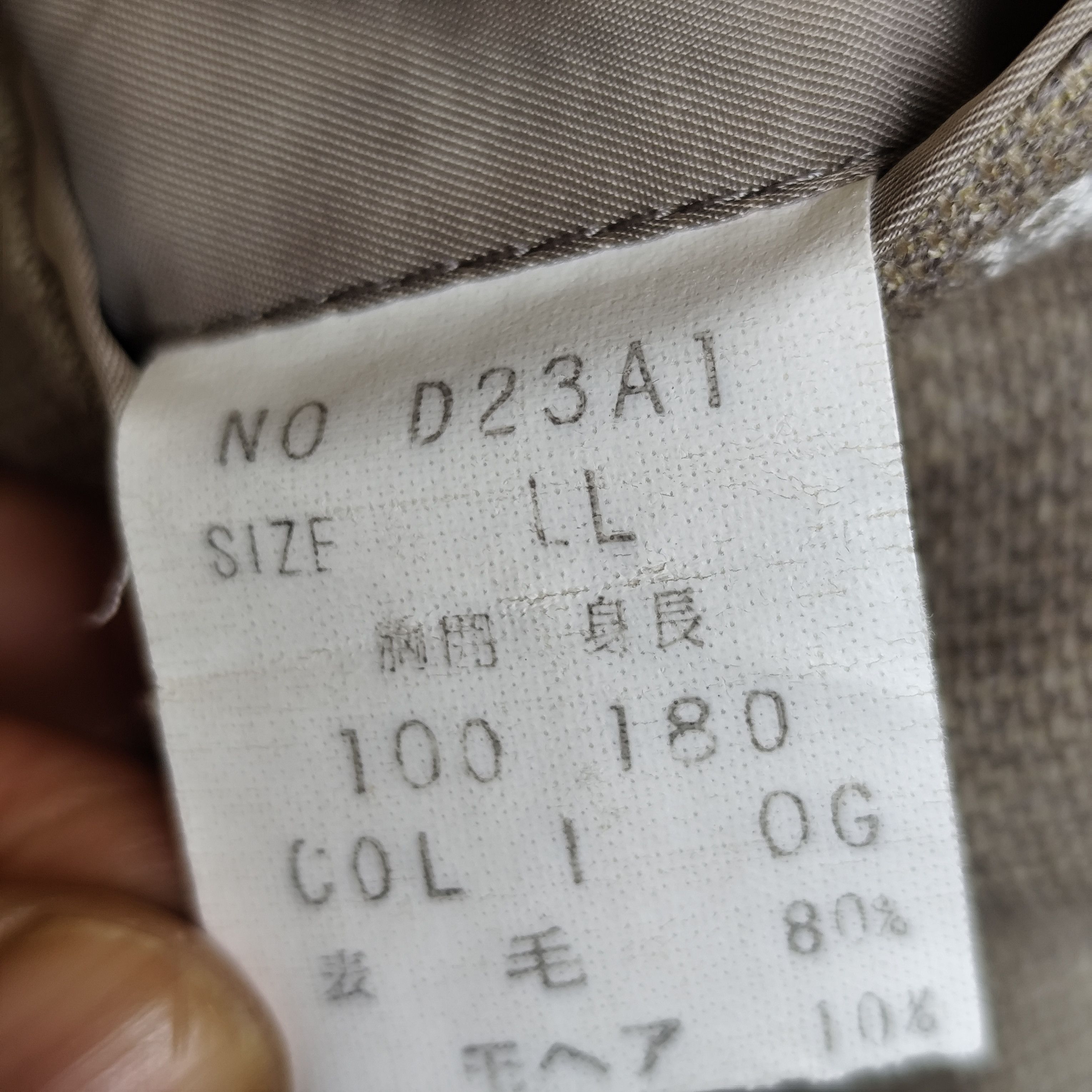 Christian Dior Monsieur 🇯🇵VINTAGE CHRISTIAN DIOR BLAZER MADE IN JAPAN SIZE LL Size 42L - 12 Thumbnail