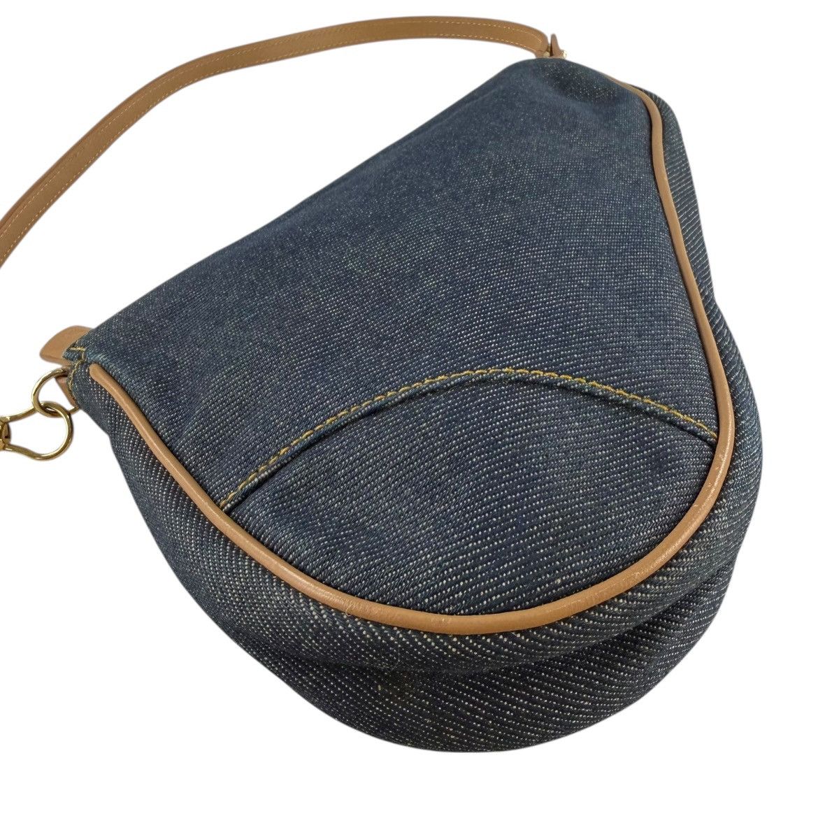 Dior Dior Denim Mini Saddle Bag Size ONE SIZE - 10 Thumbnail