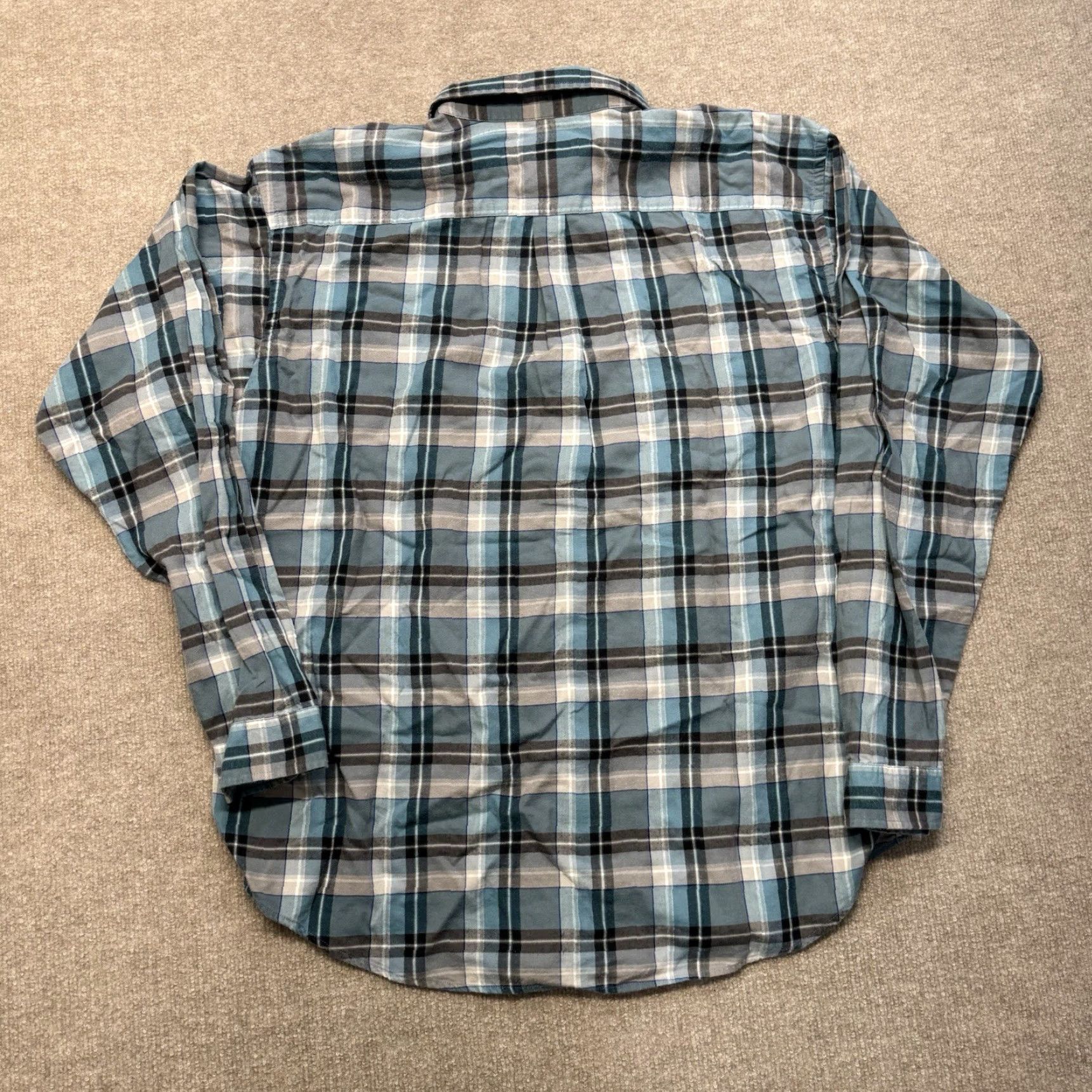 Patagonia Patagonia Shirt Mens XL Flannel Button-Up Plaid Blue White Organic Cotton Chore Size US XL / EU 56 / 4 - 8 Thumbnail