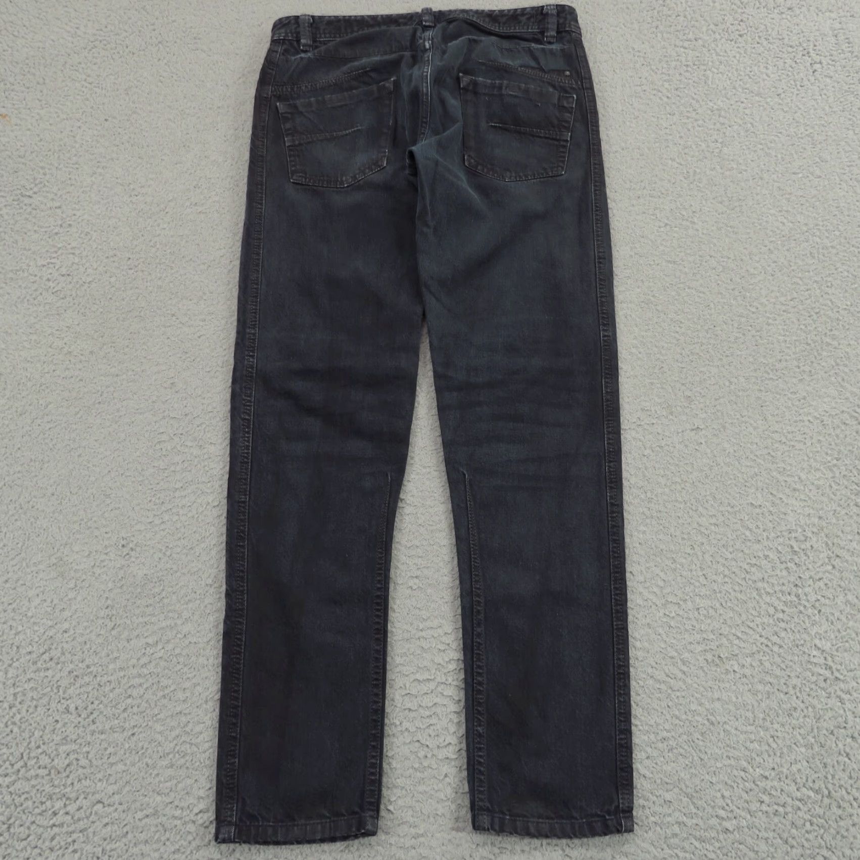 Diesel Diesel Jeans Mens 31 Darron Regular Slim Tapered Indigo Distressed 0816V 32x30 Denim Blue 5-Pocket Mens Jeans Distressed Modern USA Size US 31 - 2 Thumbnail