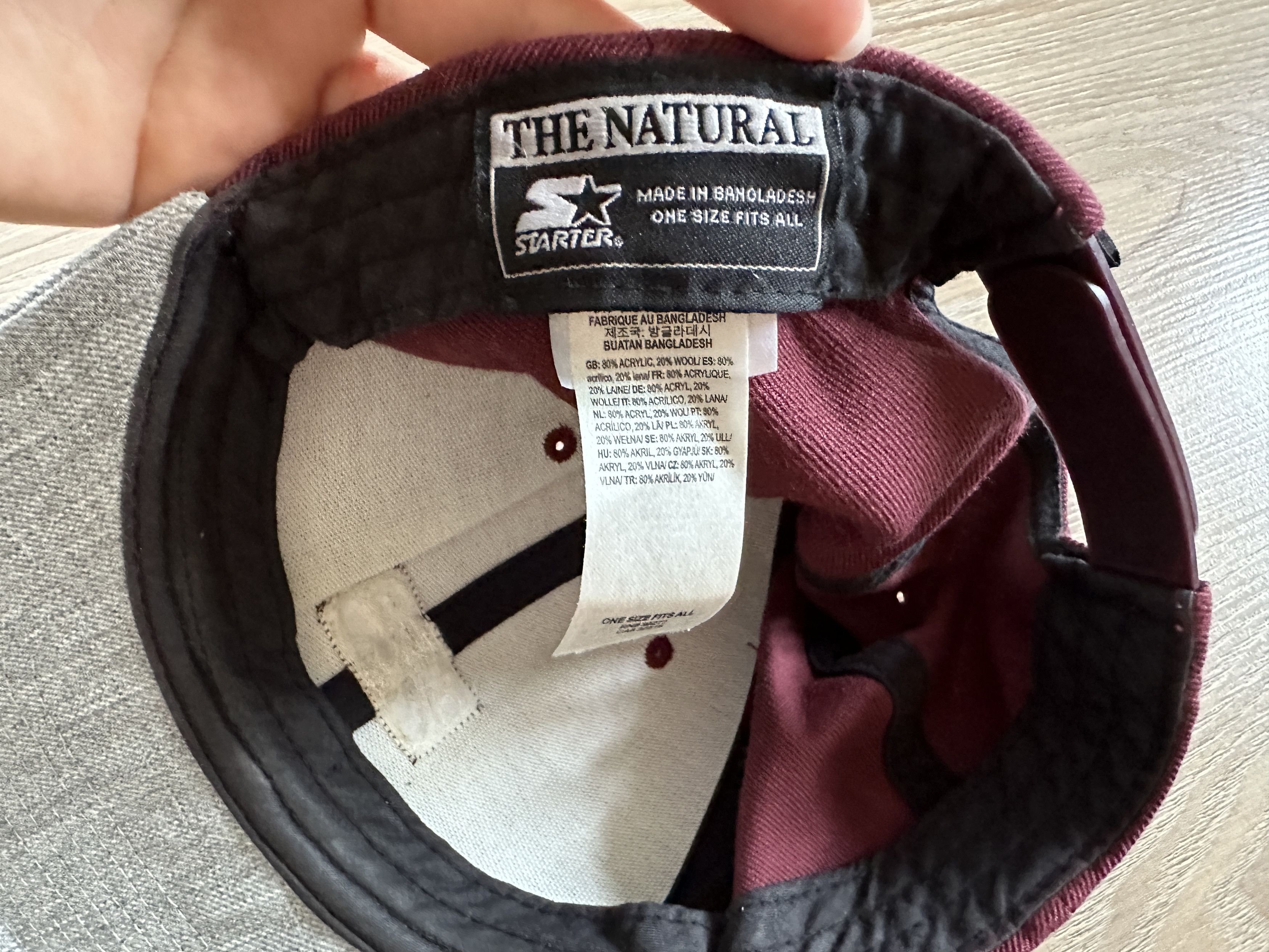 Starter × Vans Vintage Starter x Vans Burgundy Snapback Hat Size ONE SIZE - 7 Thumbnail