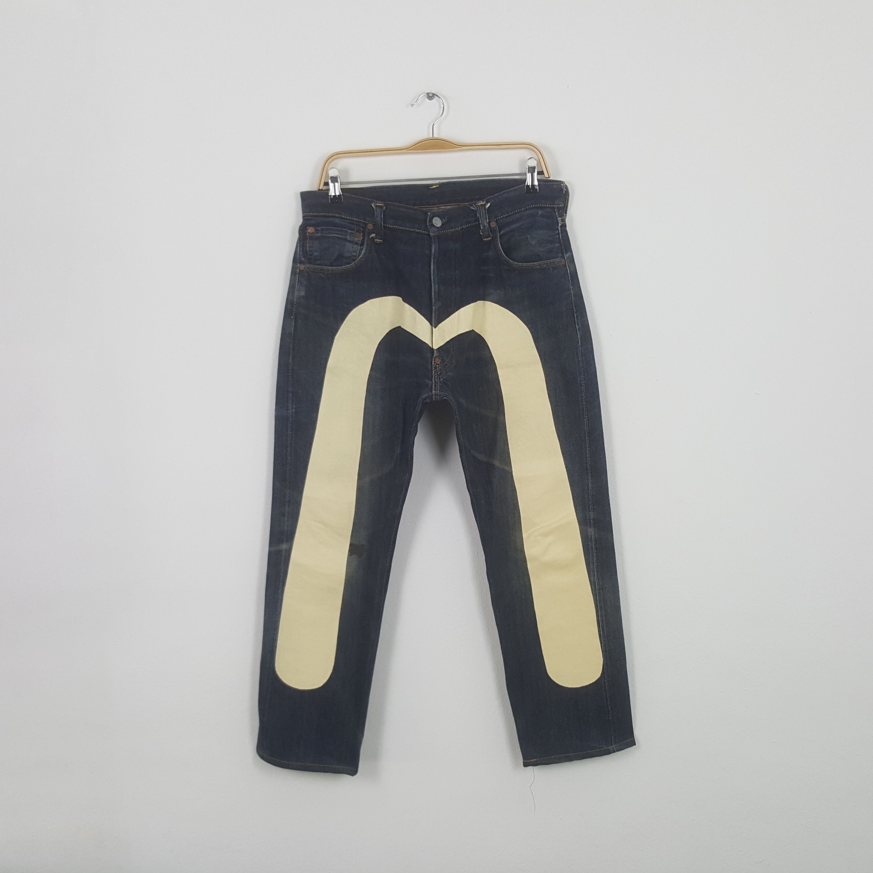 Evisu Vintage Evisu Japanese Brand Daicock Custom Art Denim Jeans Size US 32 / EU 48 - 1 Thumbnail