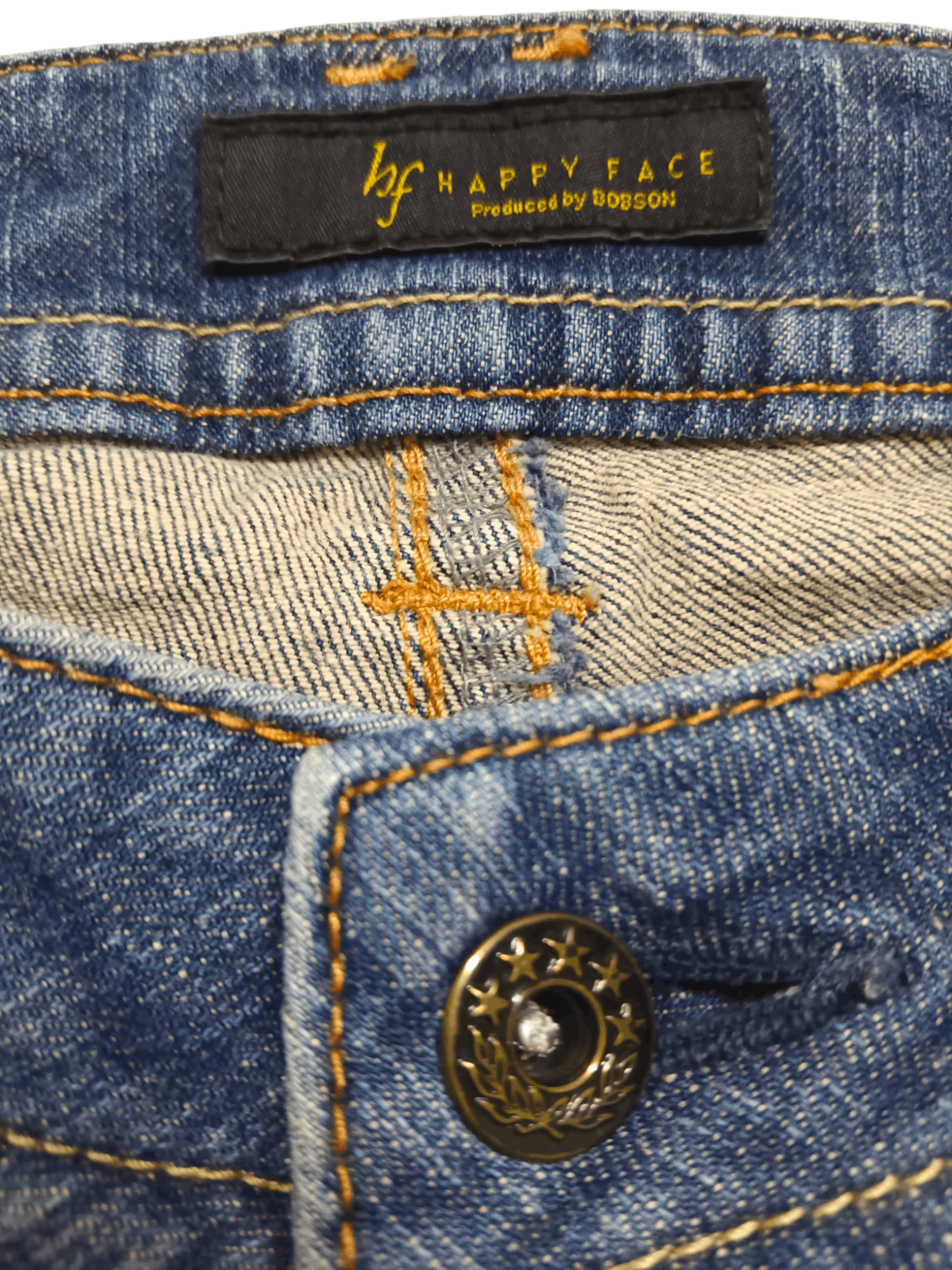 If Six Was Nine Bobson Distressed Stretchable Skinny Flare Bush Denim Size 30" / US 8 / IT 44 - 10 Thumbnail