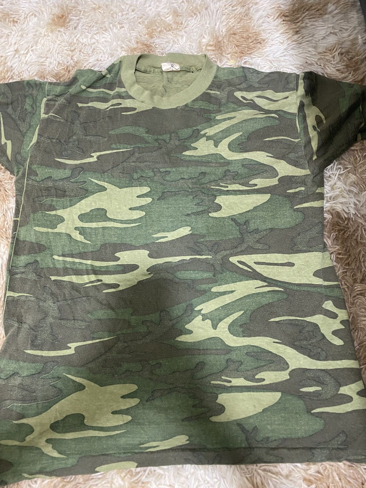 Other vintage signal USA camo tshirt 50/50-1980s military style Size US L / EU 52-54 / 3 - 1 Thumbnail