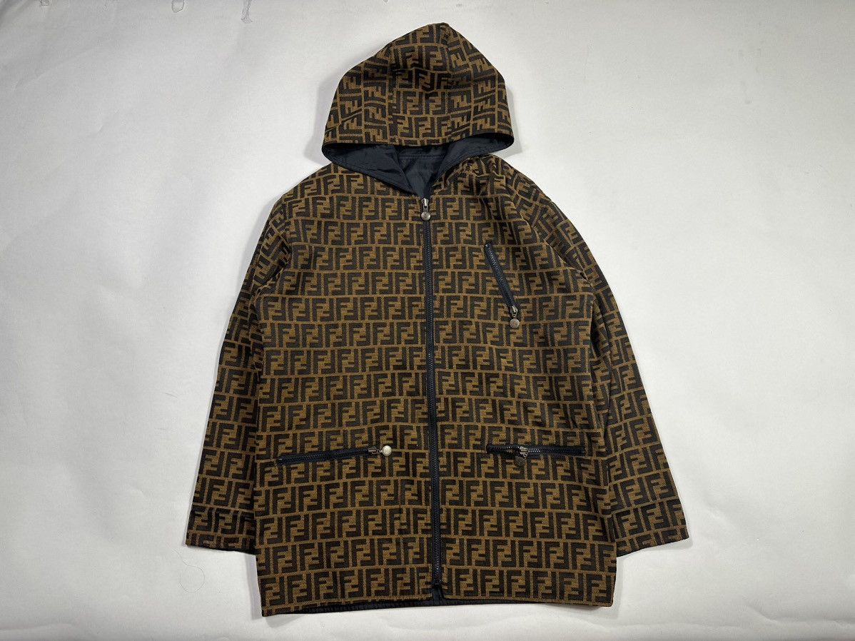 Fendi × Vintage Vintage - FENDI ZUCCA - Reversible Jacket | Grailed