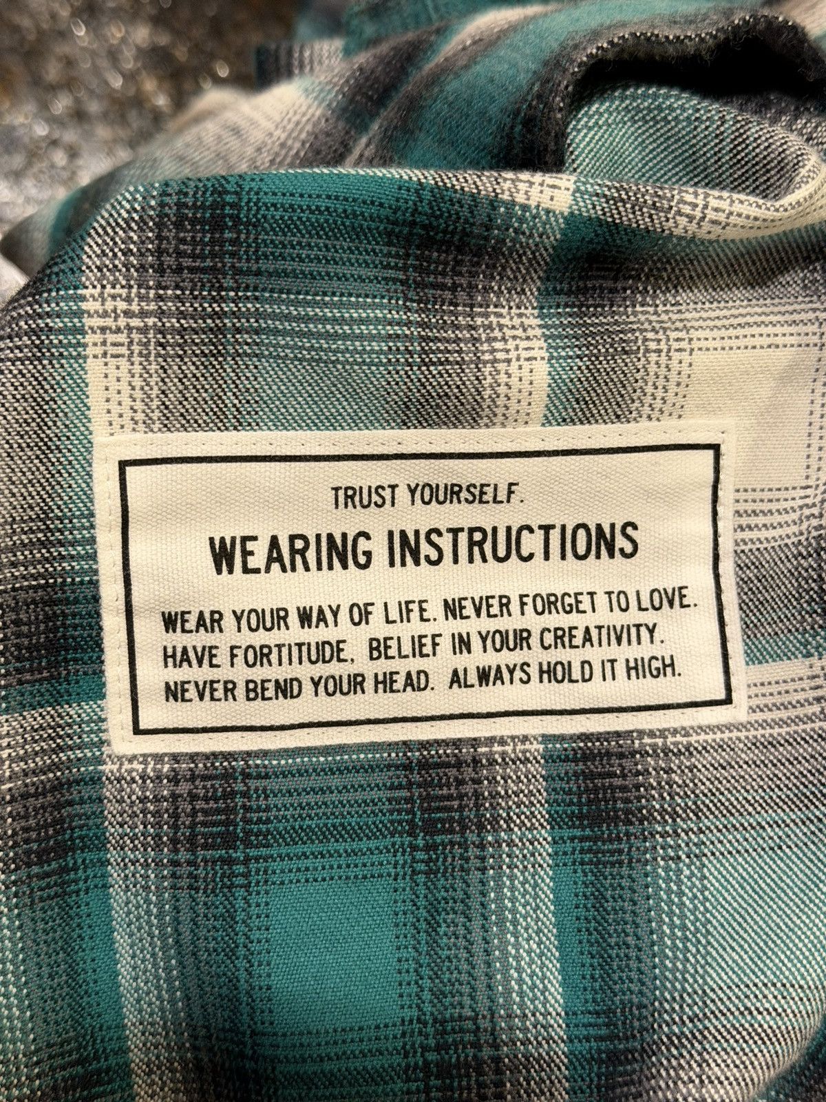 Maison MIHARA YASUHIRO Maison Mihara Yasuhiro Distressed Green Check Flannel Shirt Size US L / EU 52-54 / 3 - 19 Thumbnail