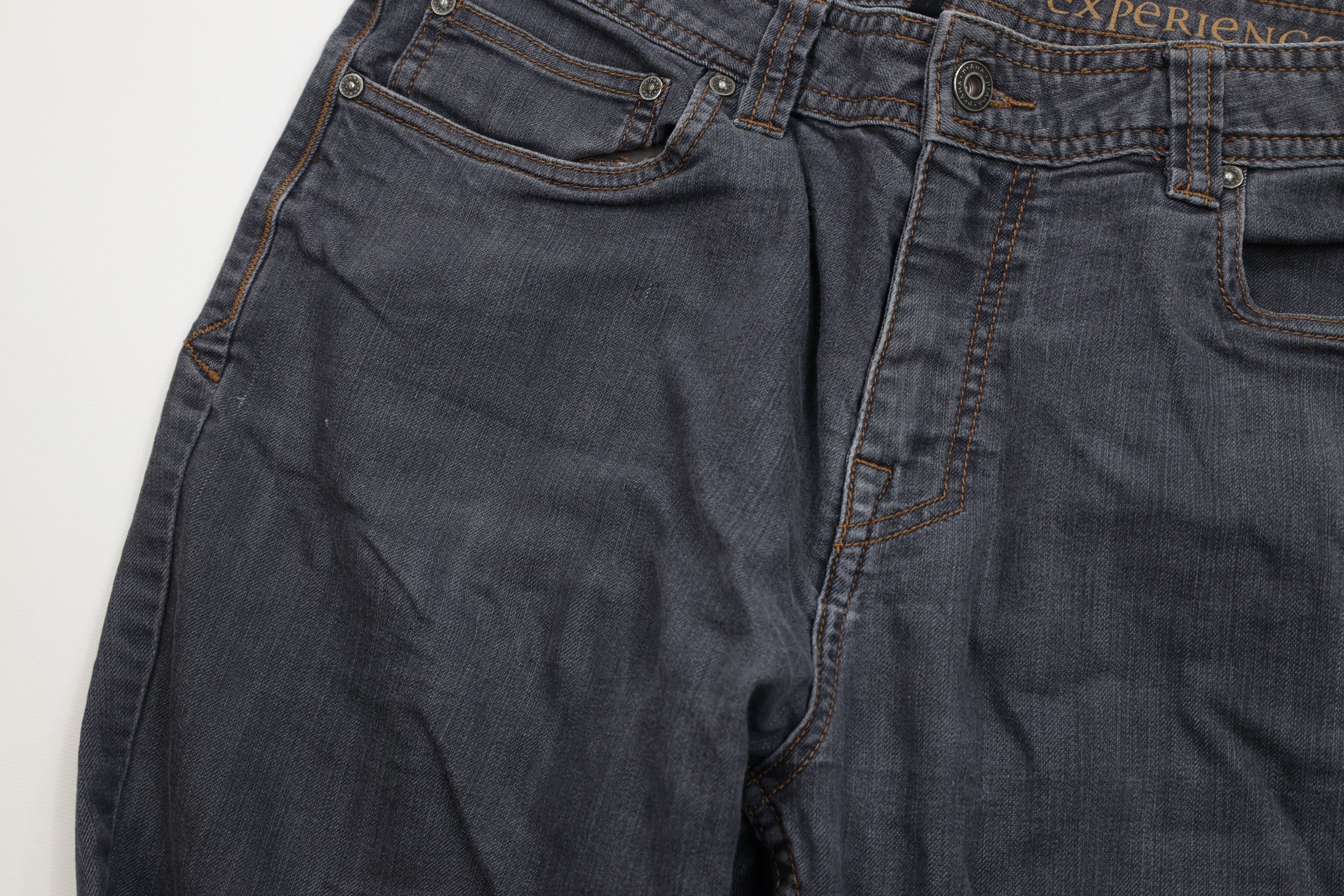 Prana prAna Breathe Faded Organic Cotton Straight Leg Jeans Black Size US 34 / EU 50 - 6 Thumbnail