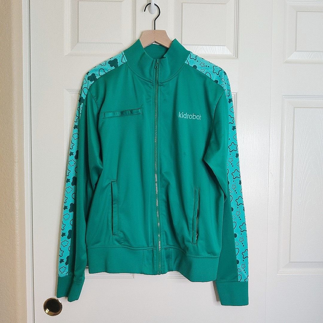Kid Robot Rare Kidrobot limited edition zip track jacket sz L Size US L / EU 52-54 / 3 - 2 Thumbnail