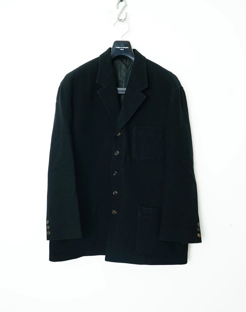 Yohji Yamamoto Yohji Yamamoto Oversized Wool Coat Jacket Size US S / EU 44-46 / 1 - 1 Thumbnail