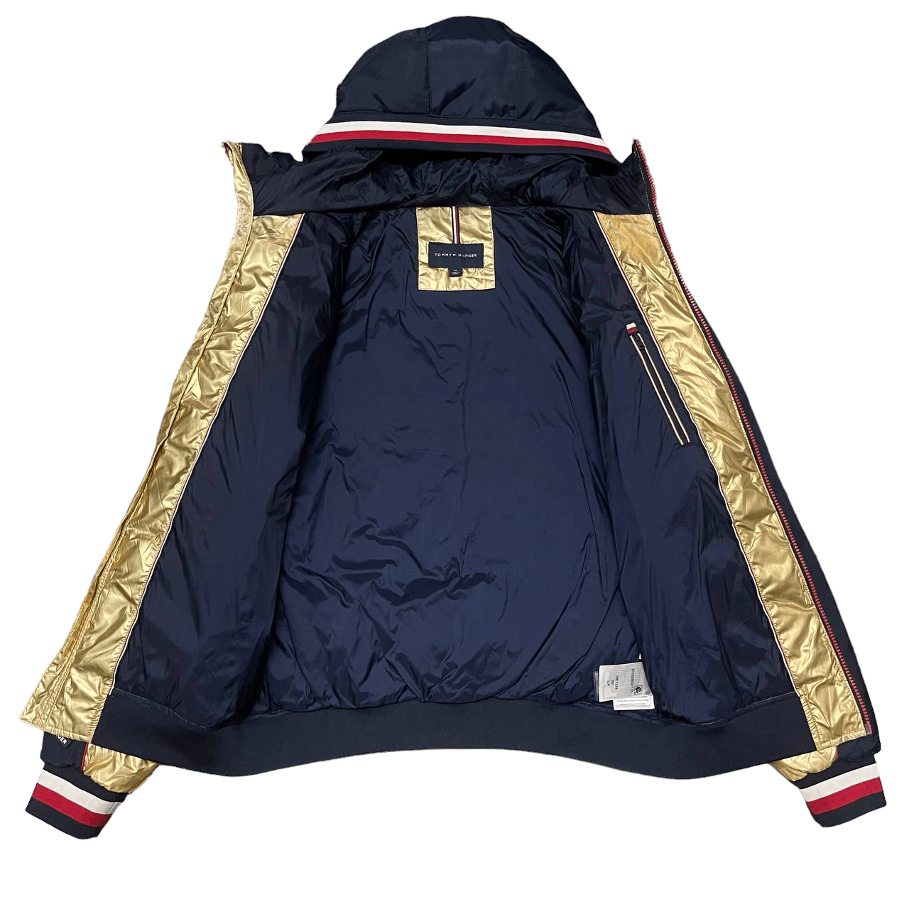 Tommy Hilfiger Vintage Tommy Hillfiger Puffer Down Jacket Gold Size US S / EU 44-46 / 1 - 8 Thumbnail