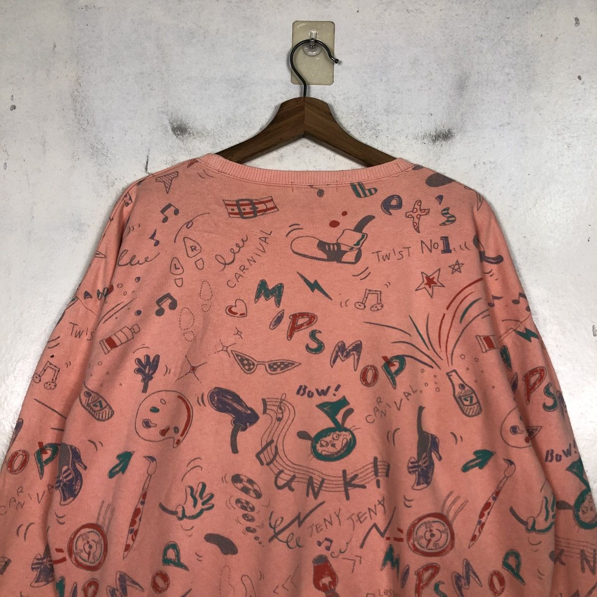 Issey Miyake 📌Vintage Sweatshirt Unbranded Full Print Issey Miyake Size US M / EU 48-50 / 2 - 11 Thumbnail