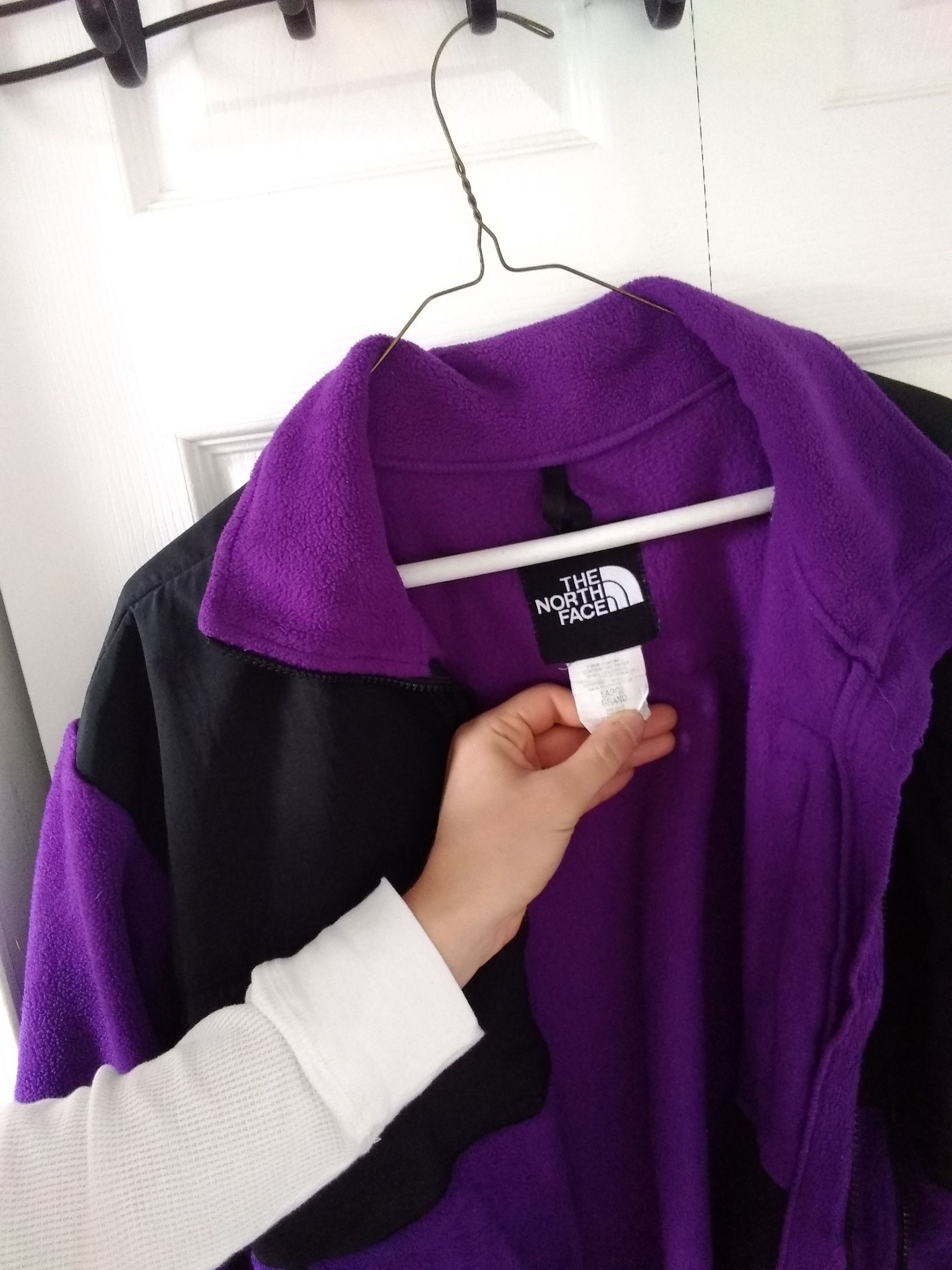 The North Face purple north face zip fleece Size US L / EU 52-54 / 3 - 2 Thumbnail