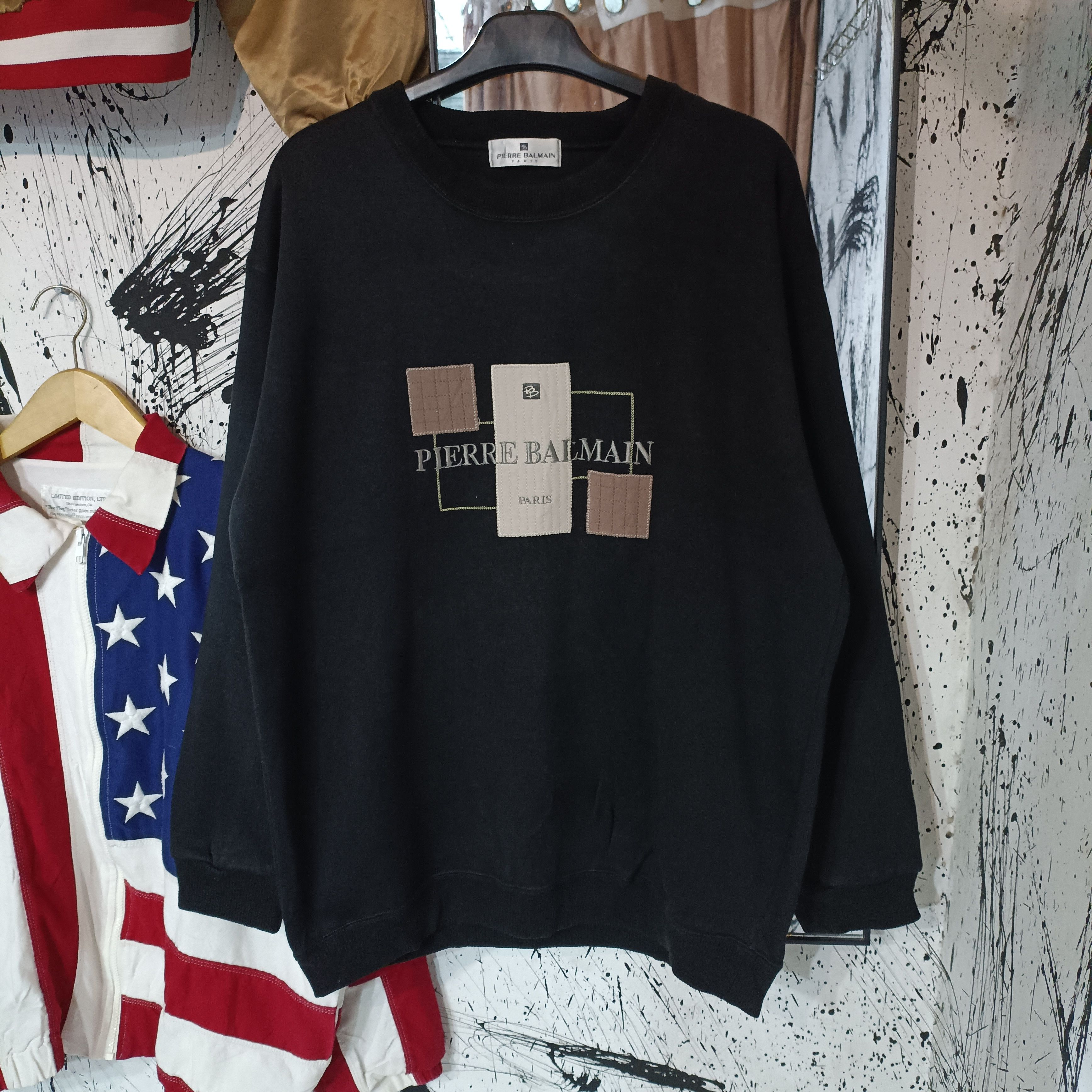 Pierre Balmain Pierre Balmain Paris Vintage Sweatshirt Size US L / EU 52-54 / 3 - 1 Thumbnail