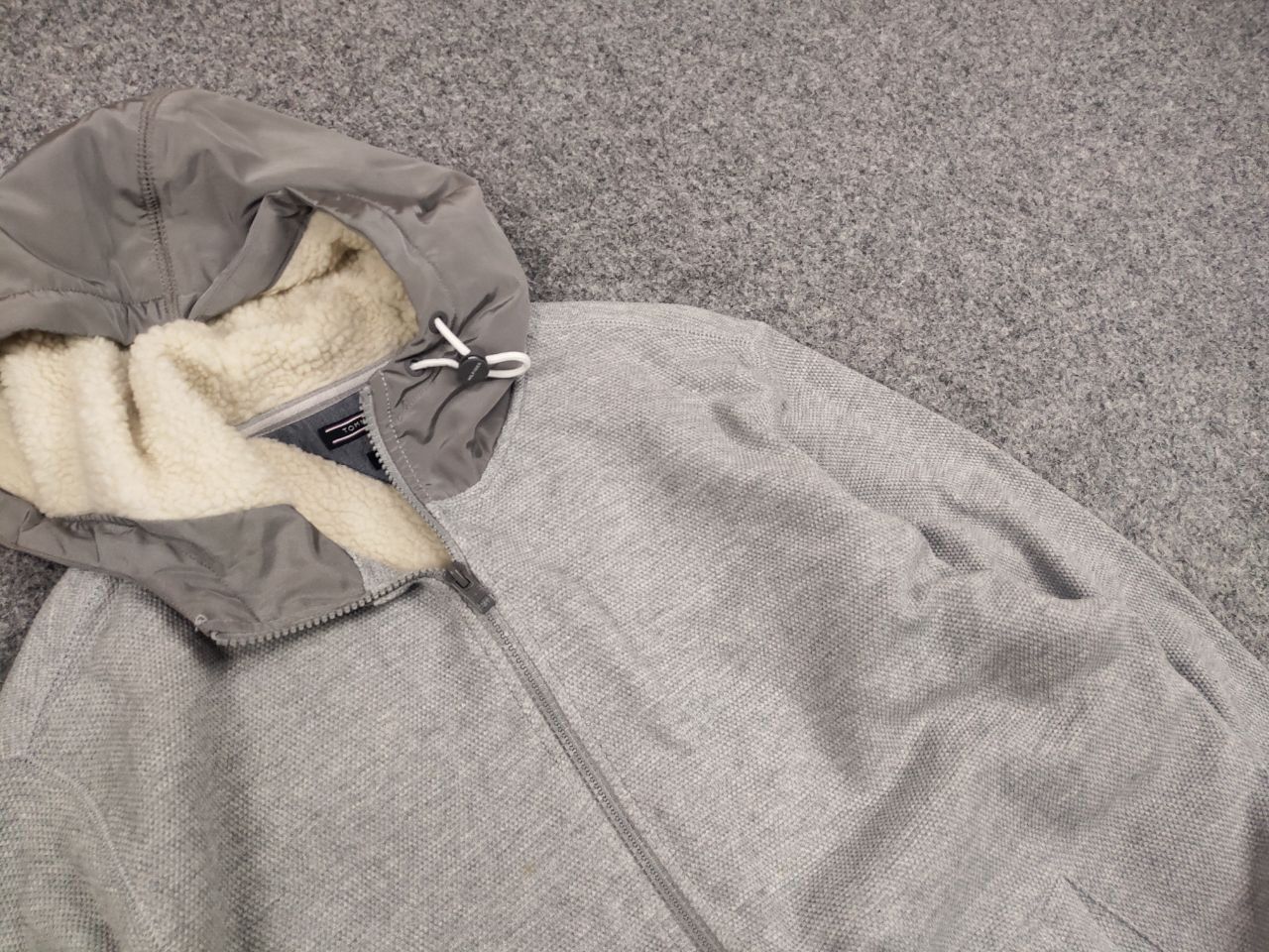 Tommy Hilfiger Tommy Hilfiger Padded with Zip Hoodie Gray Jacket Size US L / EU 52-54 / 3 - 10 Thumbnail