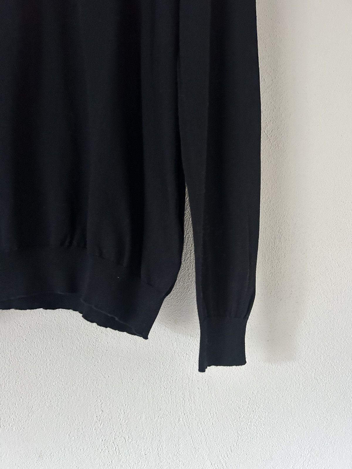 Prada Prada Black Cotton-Cashmere Sweater Size US XL / EU 56 / 4 - 7 Thumbnail