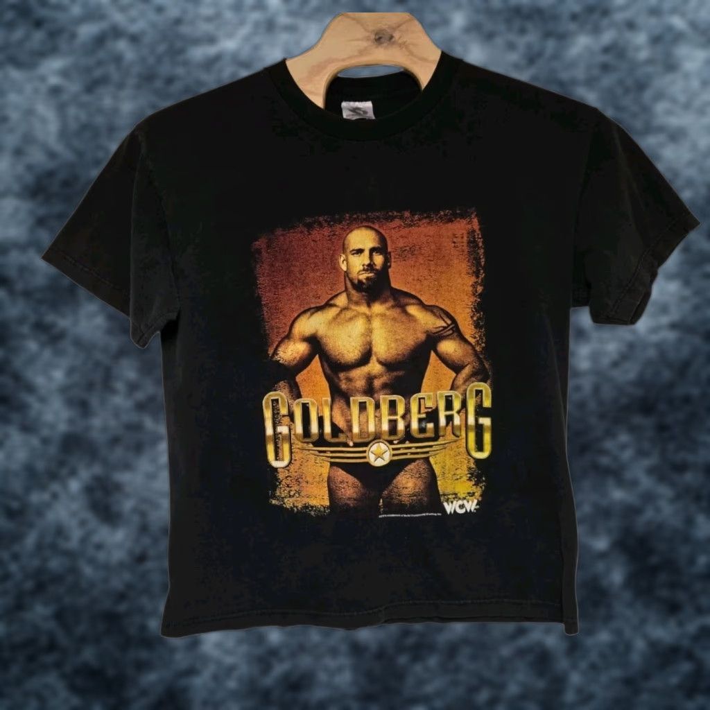 Goldbergh VINTAGE Goldberg WCW Wrestling Mens XL T-Shirt Black 90s USA Men Shirts Regular XL Mens WRESTLING Size US XL / EU 56 / 4 - 1 Thumbnail