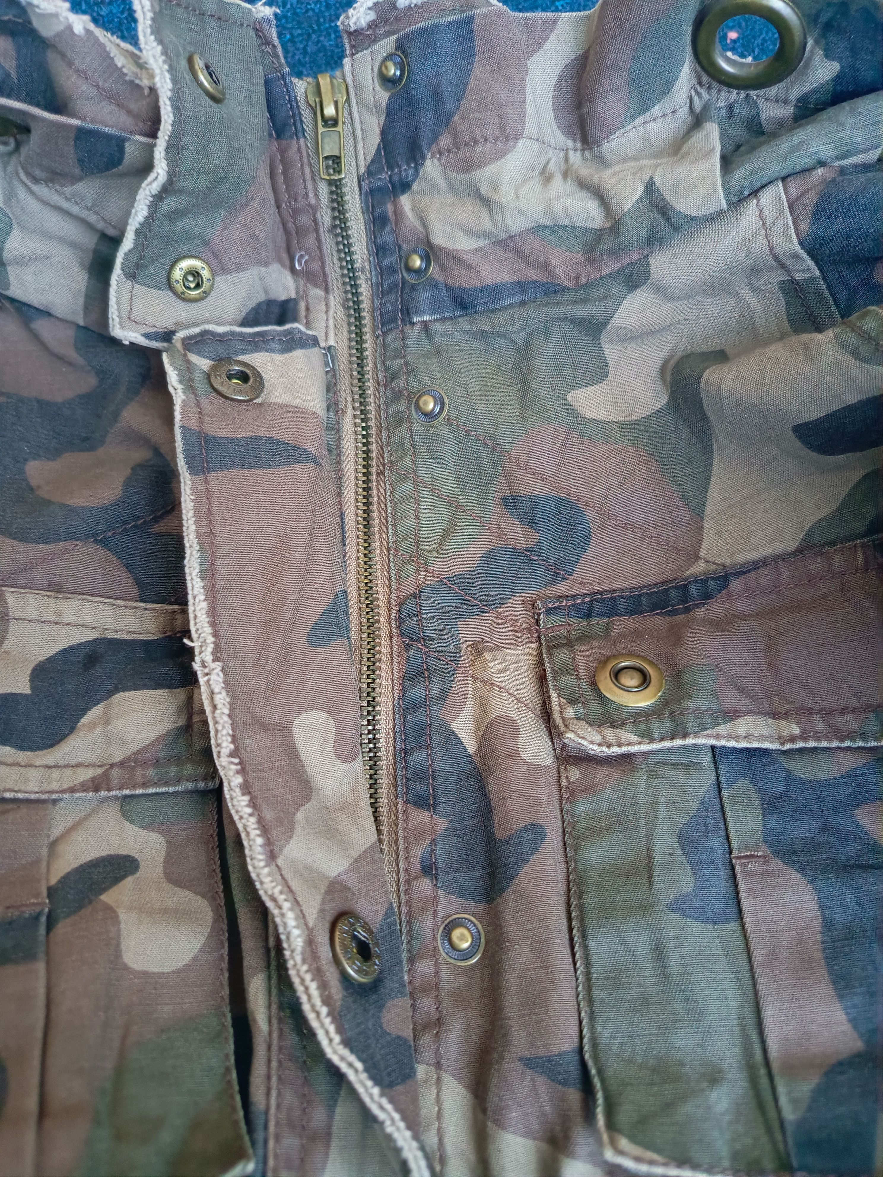 GOA Beauty Brown Camo Military Bono Hoodies solid brake Size L / US 10 / IT 46 - 11 Thumbnail