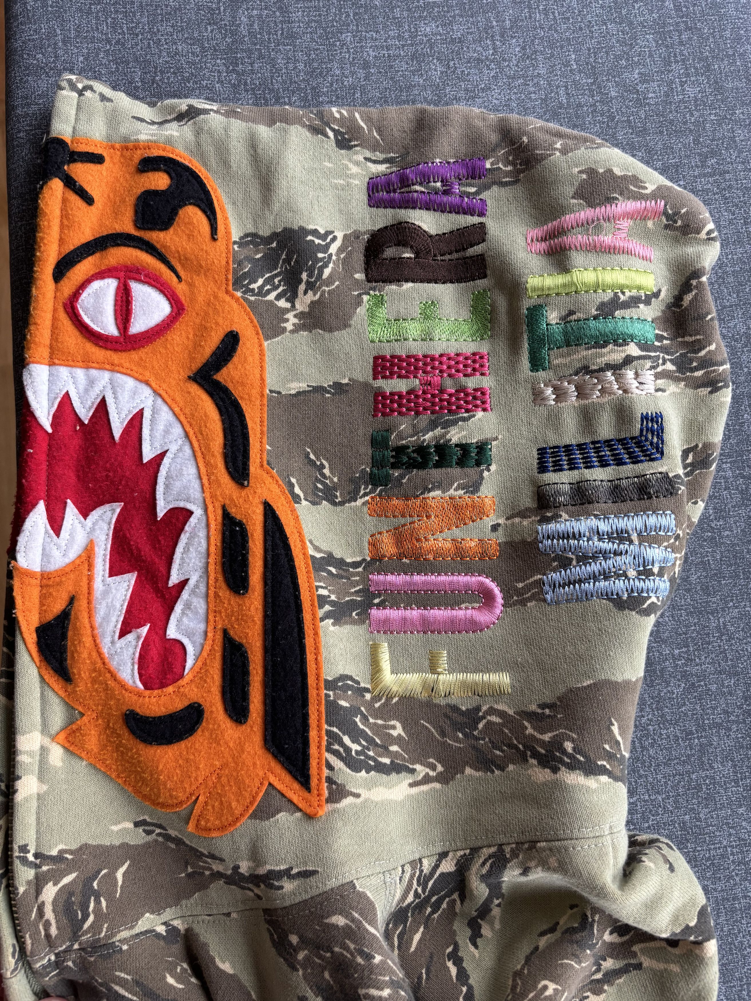 Bape BAPE Tiger full zip hoodie desert camo Size US M / EU 48-50 / 2 - 3 Thumbnail