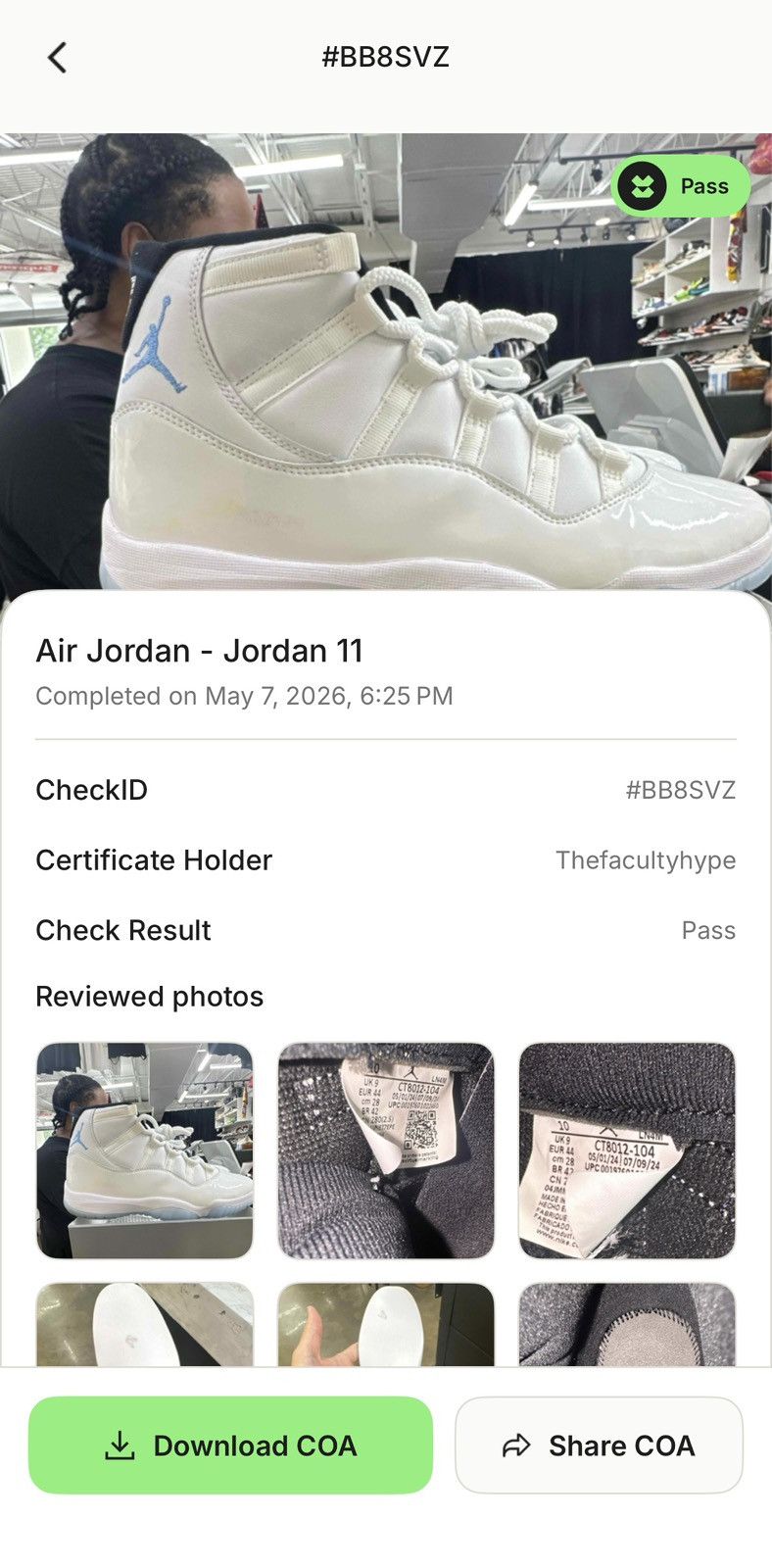 Jordan Brand Jordan 11 Legend Blue Colombia Size 10 (2024) Size US 10 / EU 43 - 20 Thumbnail