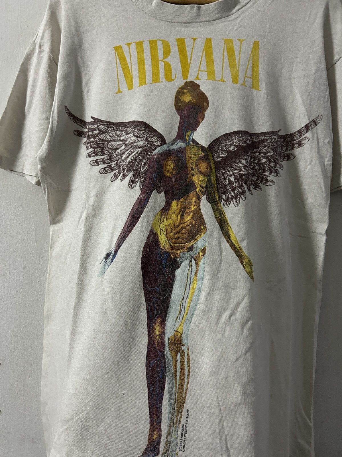 Band Tees Vintage 1993 Nirvana in Utero distressed ERD style Size US L / EU 52-54 / 3 - 2 Thumbnail