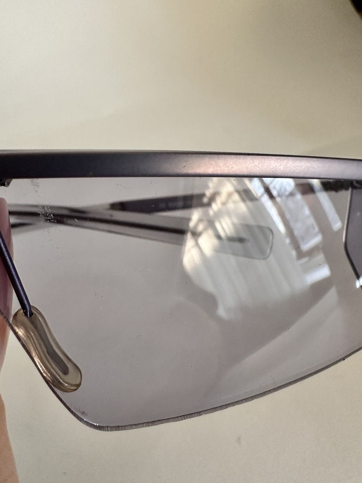 Emporio Armani Emporio Armani Futuristic Shield Sunglasses (Vintage) Size ONE SIZE - 11 Thumbnail