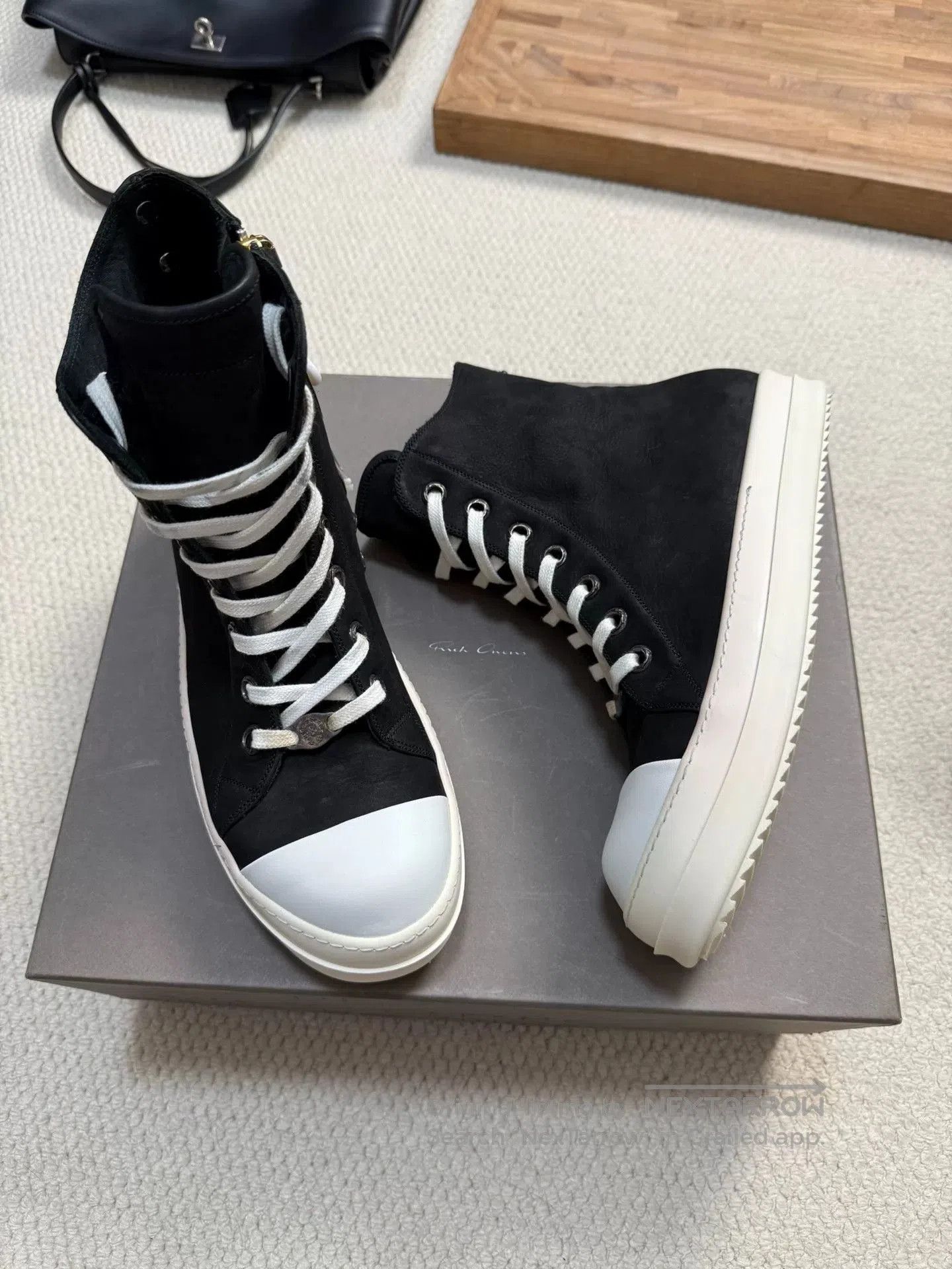 Rick Owens Chrome Hearts Rick Owens Distressed Sheepskin Converse. Size US 9 / EU 42 - 5 Thumbnail