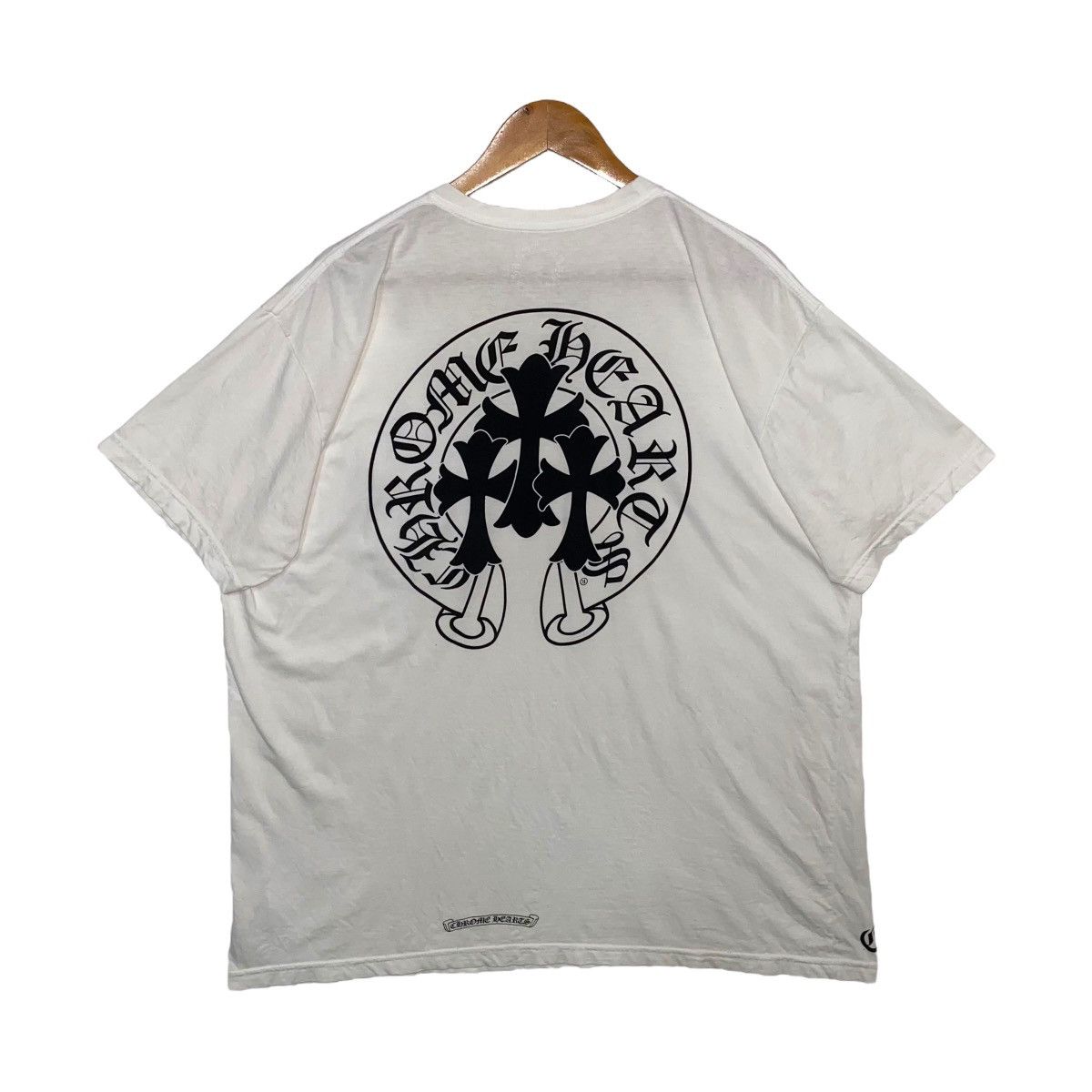 Cemetery Triple Crosses Horseshoe Tee Rare Size